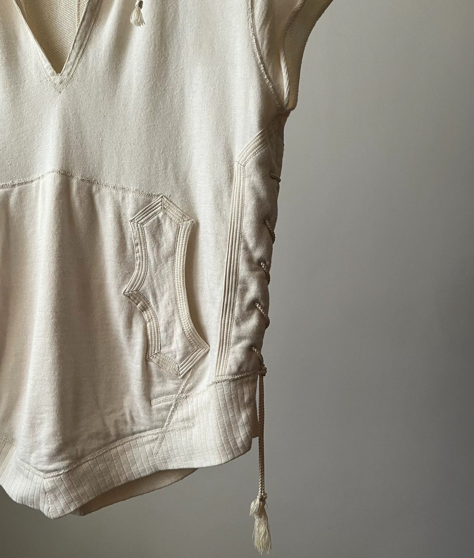 Number (N)ine Number (N)ine 09SS Vintage Ivory Hoodie Size US M / EU 48-50 / 2 - 5 Thumbnail