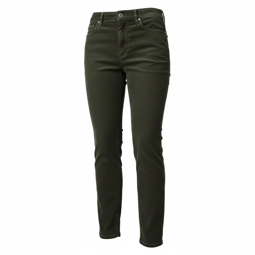 Loft LOFT Corduroy Pants Women’s 27 4 Olive Green Skinny Size 27" / US 4 / IT 40 - 1 Thumbnail
