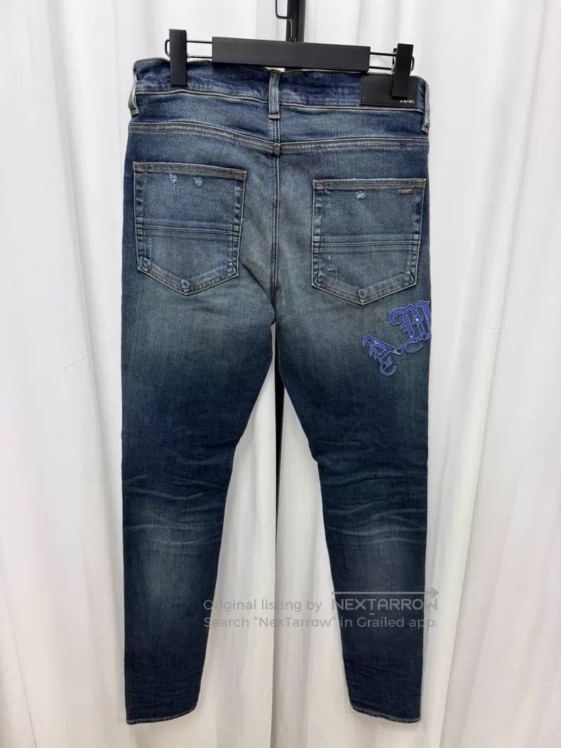 Amiri Amiri Slim Fit Destroyed Denim Pants Size US 32 / EU 48 - 7 Thumbnail