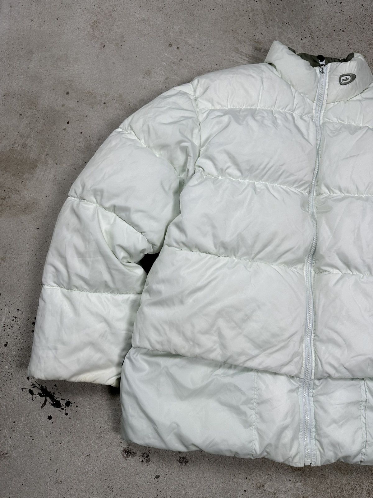 Nike × Vintage Vintage Y2K Nike Puffer Down Jacket Swoosh Bomber Rare 90s Size US M / EU 48-50 / 2 - 6 Thumbnail