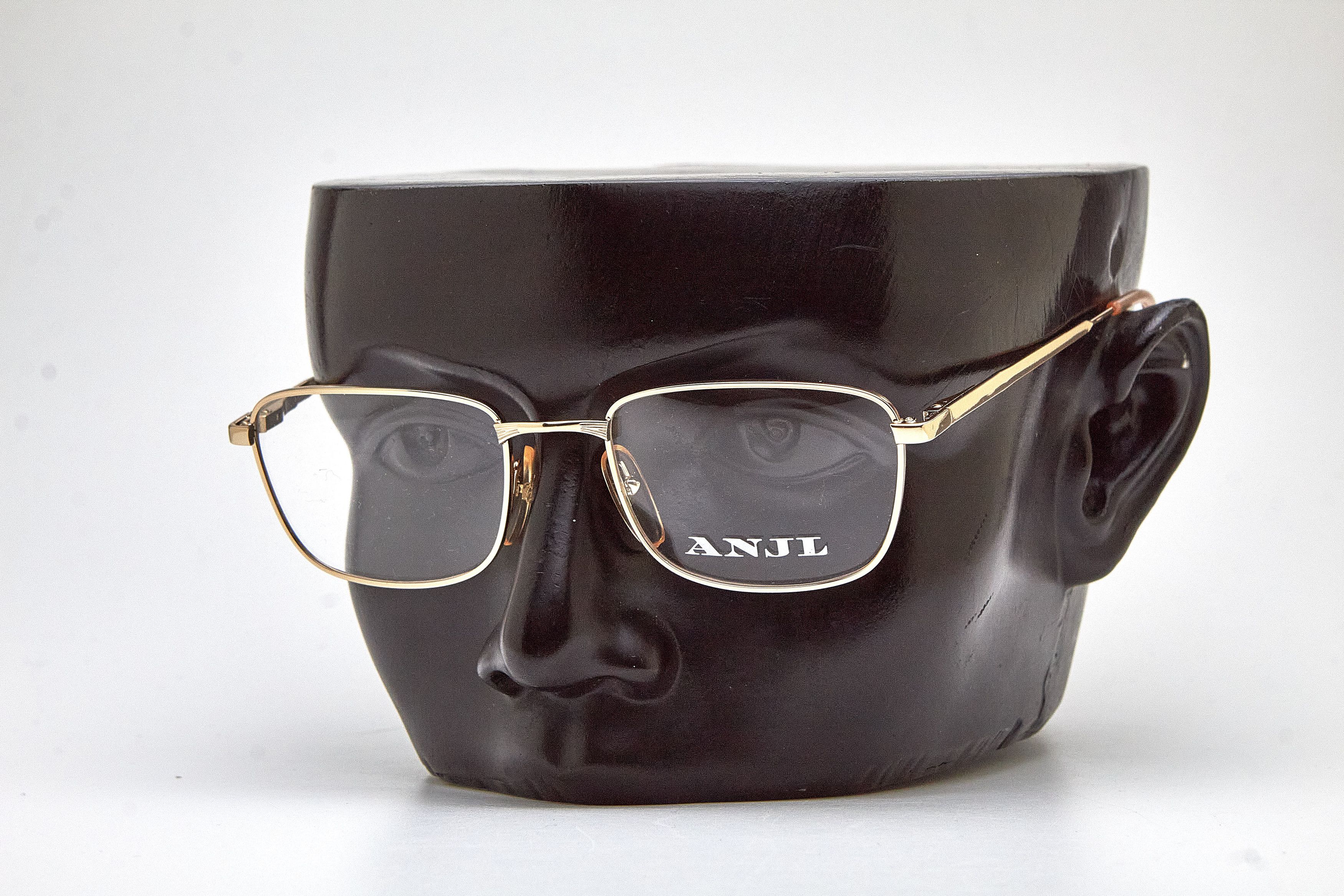 Vintage Old Money ANJL Gold Rectangular Quiet Lux Specs Size ONE SIZE - 7 Thumbnail