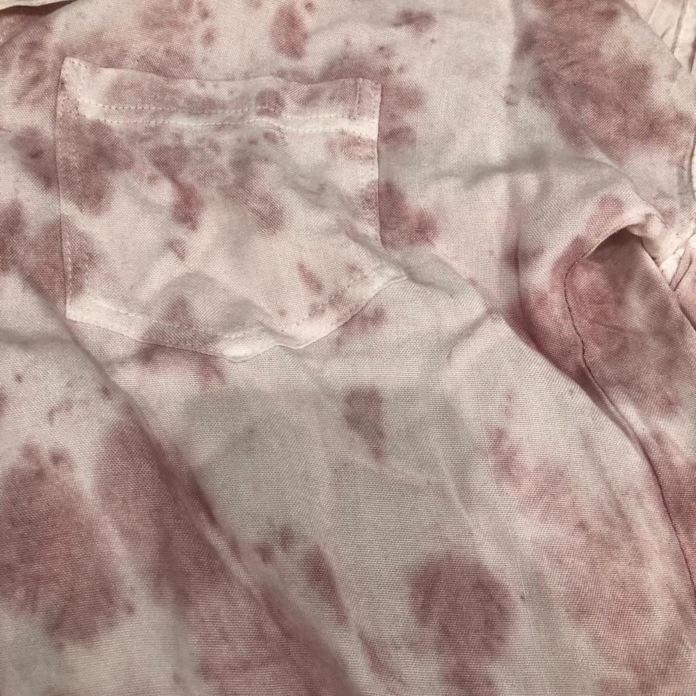 Designer Sim & Sam Pink Tie Dye Button Down Shirt Size S / US 4 / IT 40 - 2 Thumbnail
