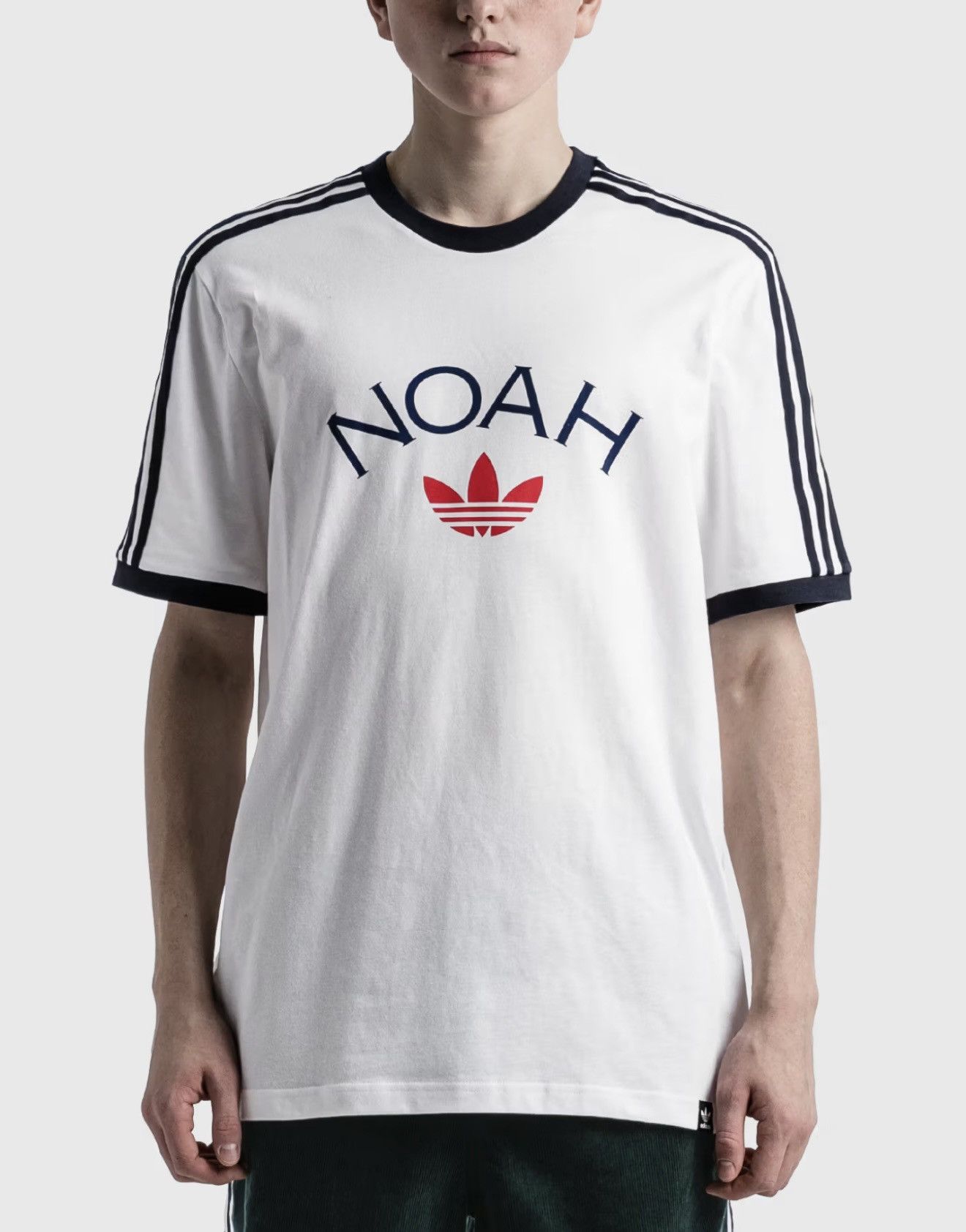 Other NOAH x adidas Originals T-Shirt – Size M – White/Navy Size US M / EU 48-50 / 2 - 1 Thumbnail