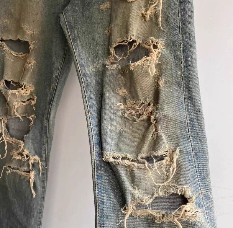 Saint Laurent Paris Saint Laurent Paris 14ss erosion maximum damage jeans 2505- Size US 29 - 3 Thumbnail