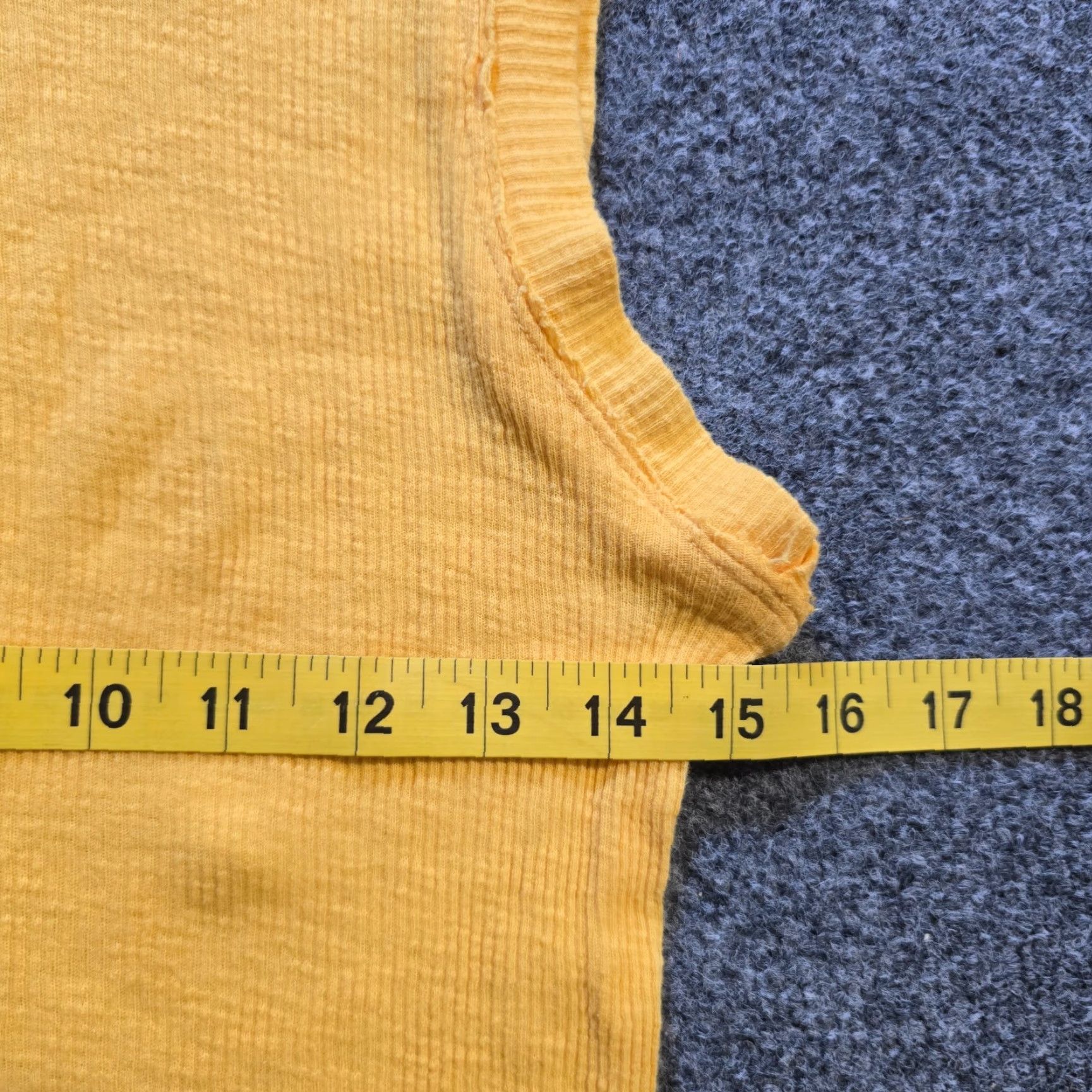 Free People Free People Tank Womens Size XS Yellow Ribbed Stretchy Layer Capsule Basic Top Size XS / US 0-2 / IT 36-38 - 5 Thumbnail