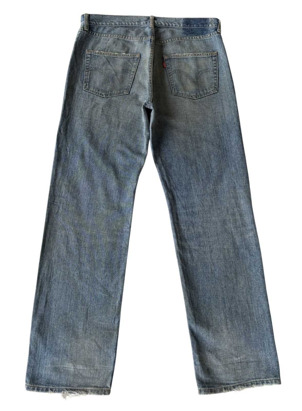 Levi's Vintage Levis Baggy Mud Wash Jeans Size US 37 - 2 Thumbnail