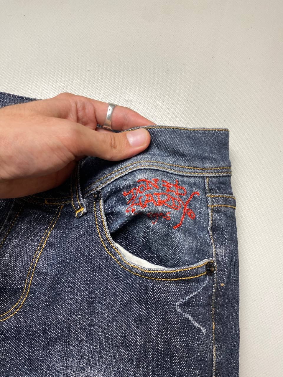 Ed Hardy Vintage Jeans Ed Hardy Yk2 Skinny Size 24" / US 00 / IT 34 - 7 Thumbnail