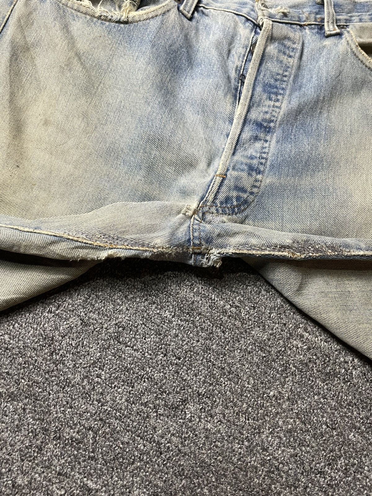Levi's × Vintage Vintage LEVIS Distressed Denim Ripped Jeans (112) Size US 34 / EU 50 - 7 Thumbnail