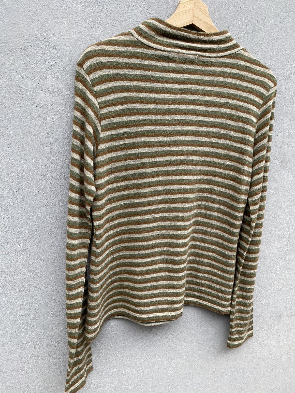 Issey Miyake Iconic Turtleneck PLANTATION by Issey Miyake Extra LS Wool Size M / US 6-8 / IT 42-44 - 13 Thumbnail