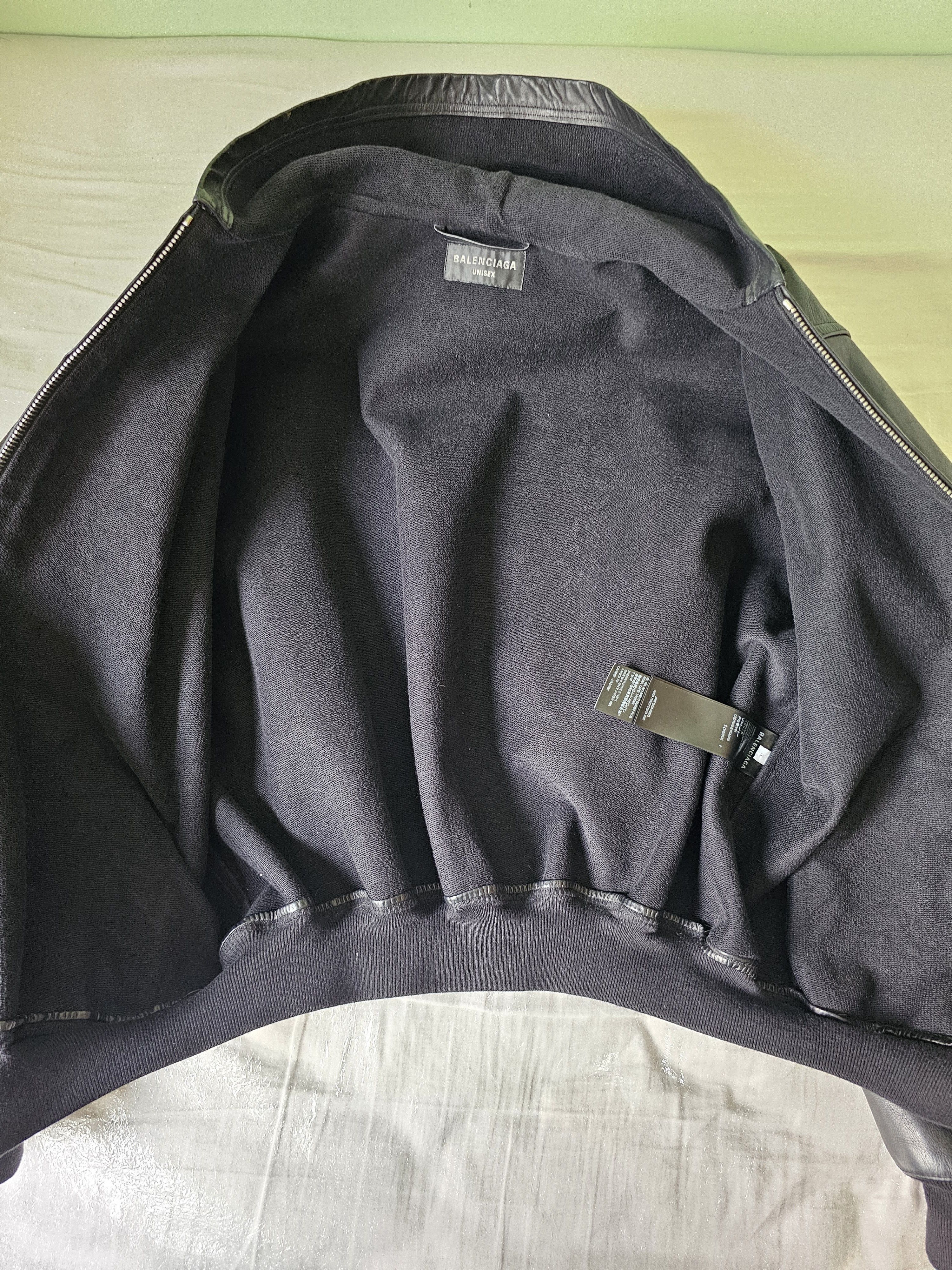 Balenciaga Balenciaga Leather Hoodie Jacket Lined with Cotton Size S / US 4 / IT 40 - 7 Thumbnail