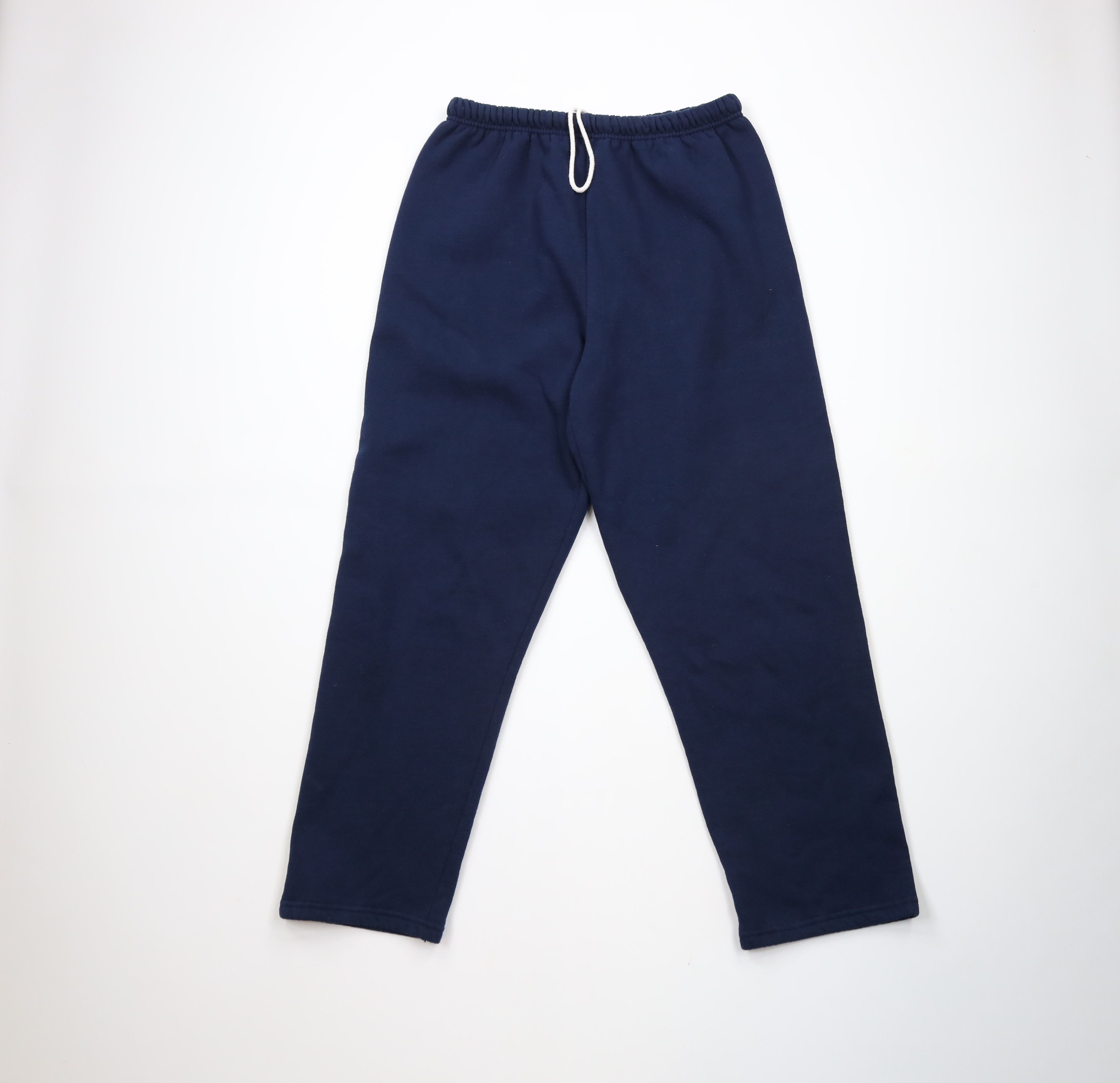 Russell Athletic × Vintage Vintage 90s Russell Athletic Sweatpants Pants Navy Blue USA Size US 36 / EU 52 - 1 Thumbnail