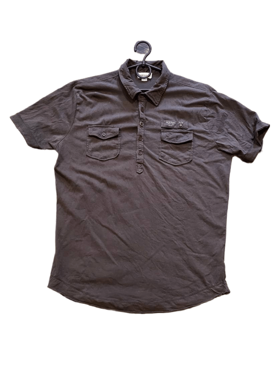 Diesel Vintage Diesel Classic Fit 100% Cotton Polo Size XL Size US XL / EU 56 / 4 - 1 Thumbnail
