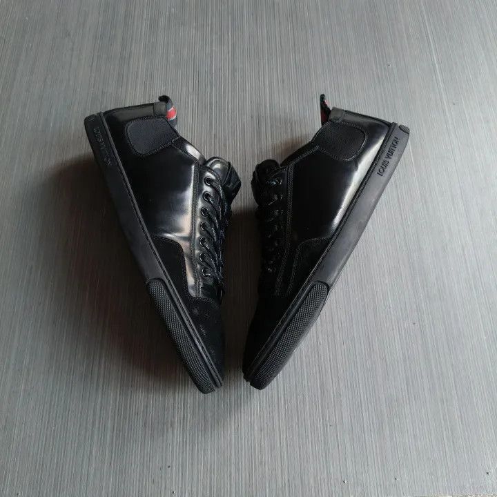 Louis Vuitton Louis Vuitton Classic Black Low-Top Sneakers -2508 Size US 9 / EU 42 - 7 Thumbnail
