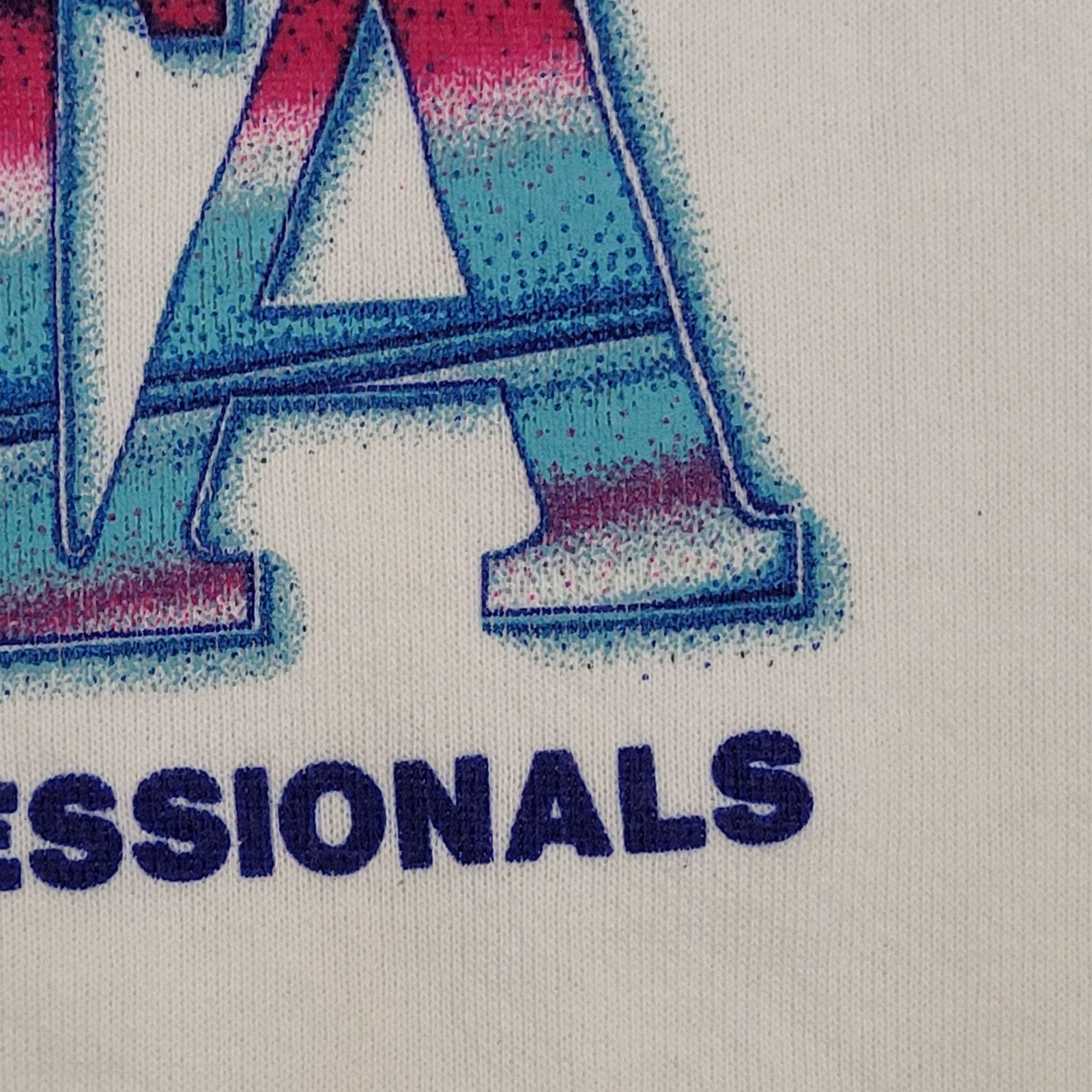 Jerzees VTG 80s USPTA Tennis Professionals Sweatshirt XS/S 17x23 USA Size US XS / EU 42 / 0 - 4 Thumbnail