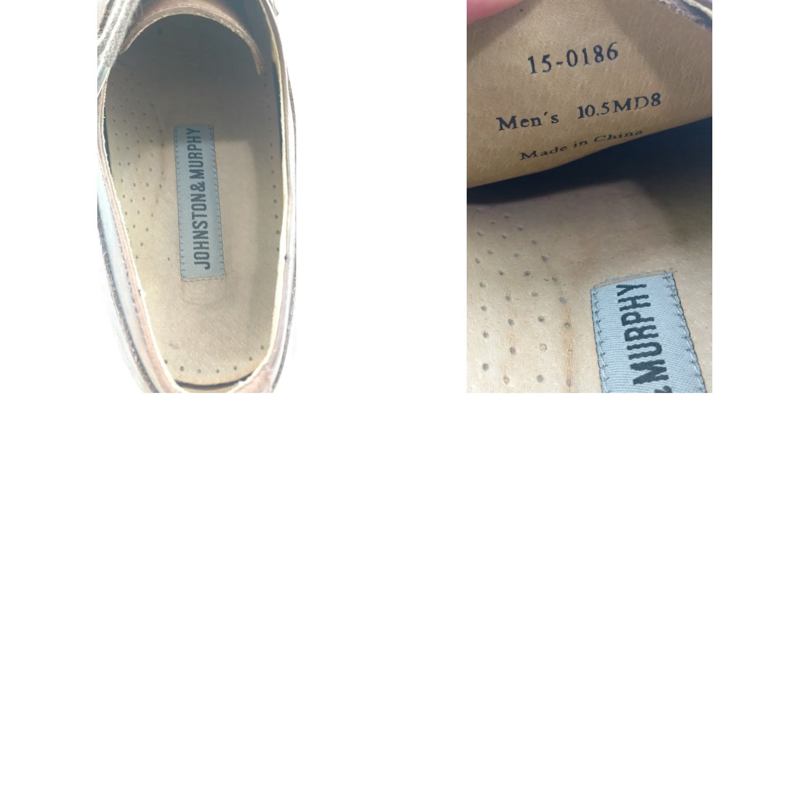 Johnston & Murphy JOHNSTON & MURPHY Mens Brown Oxfords size 10.5 with FLEX SYSTEM Dress Shoes MD8 Casual/Formal Leather Oxford Mens Shoes Brown Cognac Shoes Size US 11 / EU 44 - 8 Thumbnail