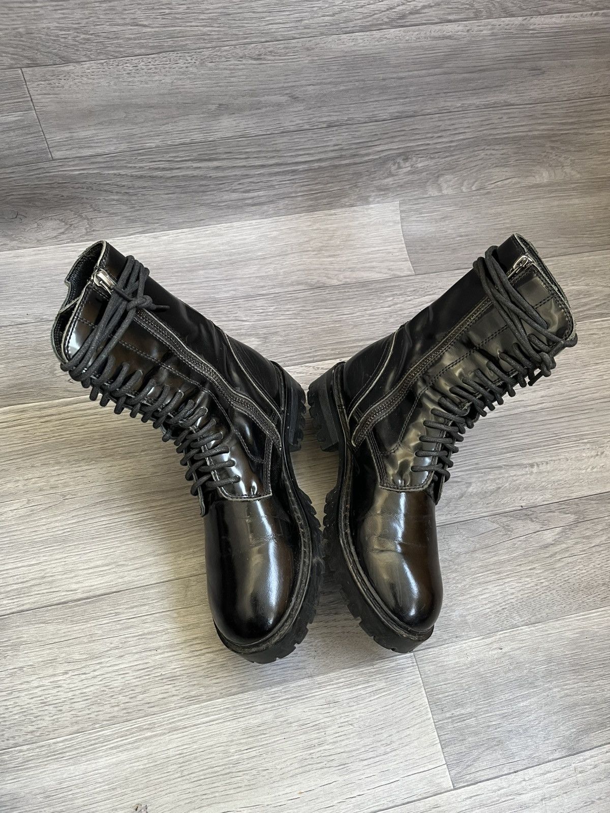 Ann Demeulemeester Ann demeulemeester combat chunky grunge boots antwerp six Size US 7 / IT 37 - 8 Thumbnail