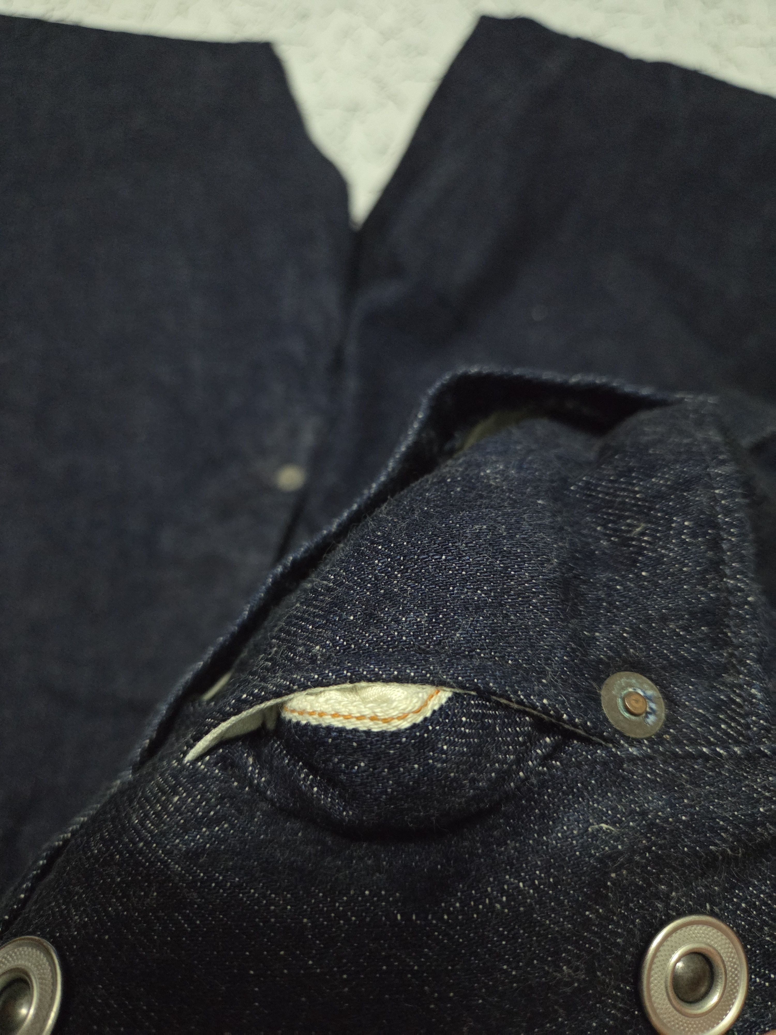 Warehouse & Co. Vintage Deadstock Warehouse Co Buckle Back Selvedge Size US 34 / EU 50 - 10 Thumbnail