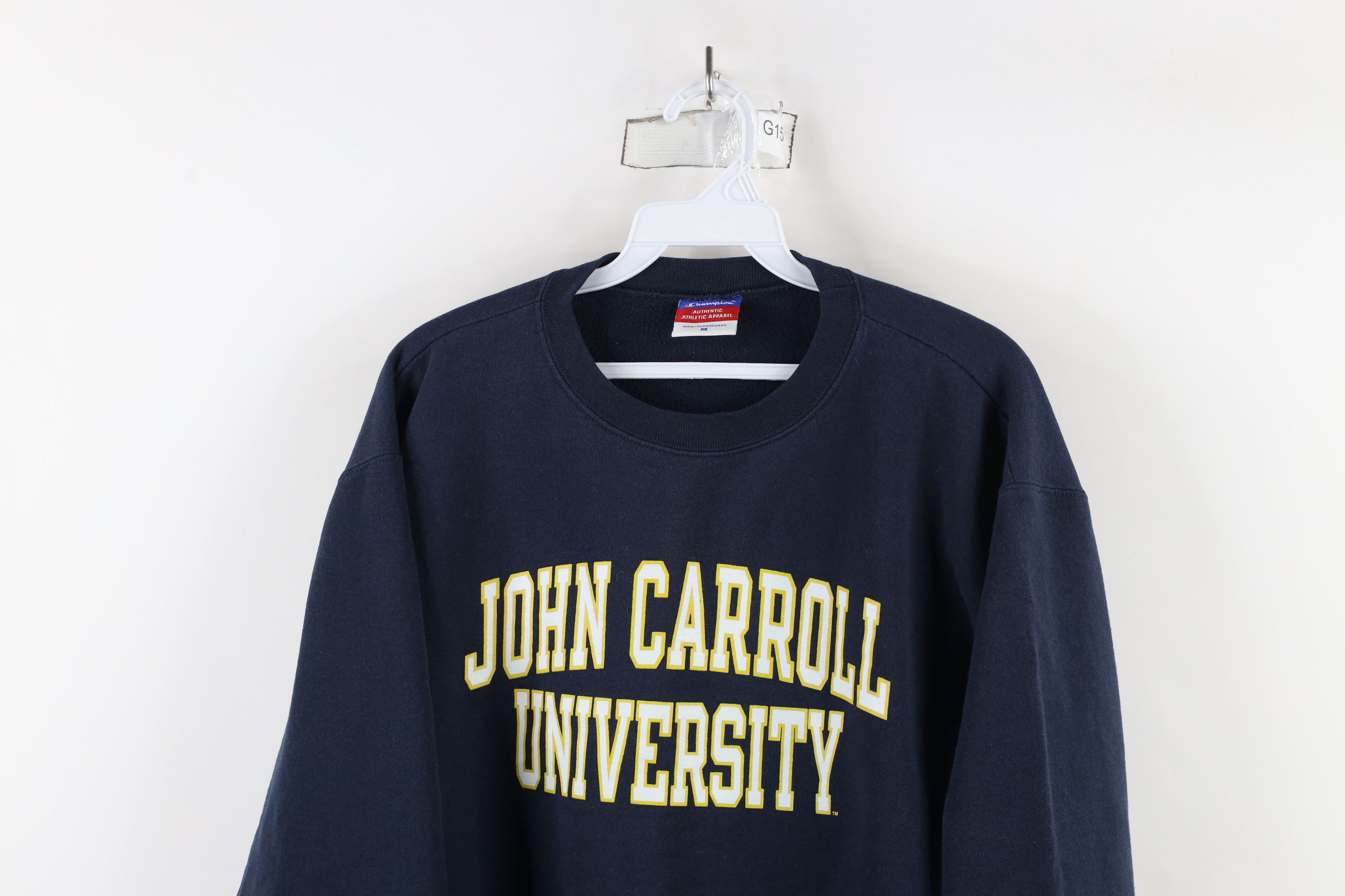 Champion × Vintage Vintage 90s Champion John Carroll University Sweatshirt Size US M / EU 48-50 / 2 - 2 Thumbnail