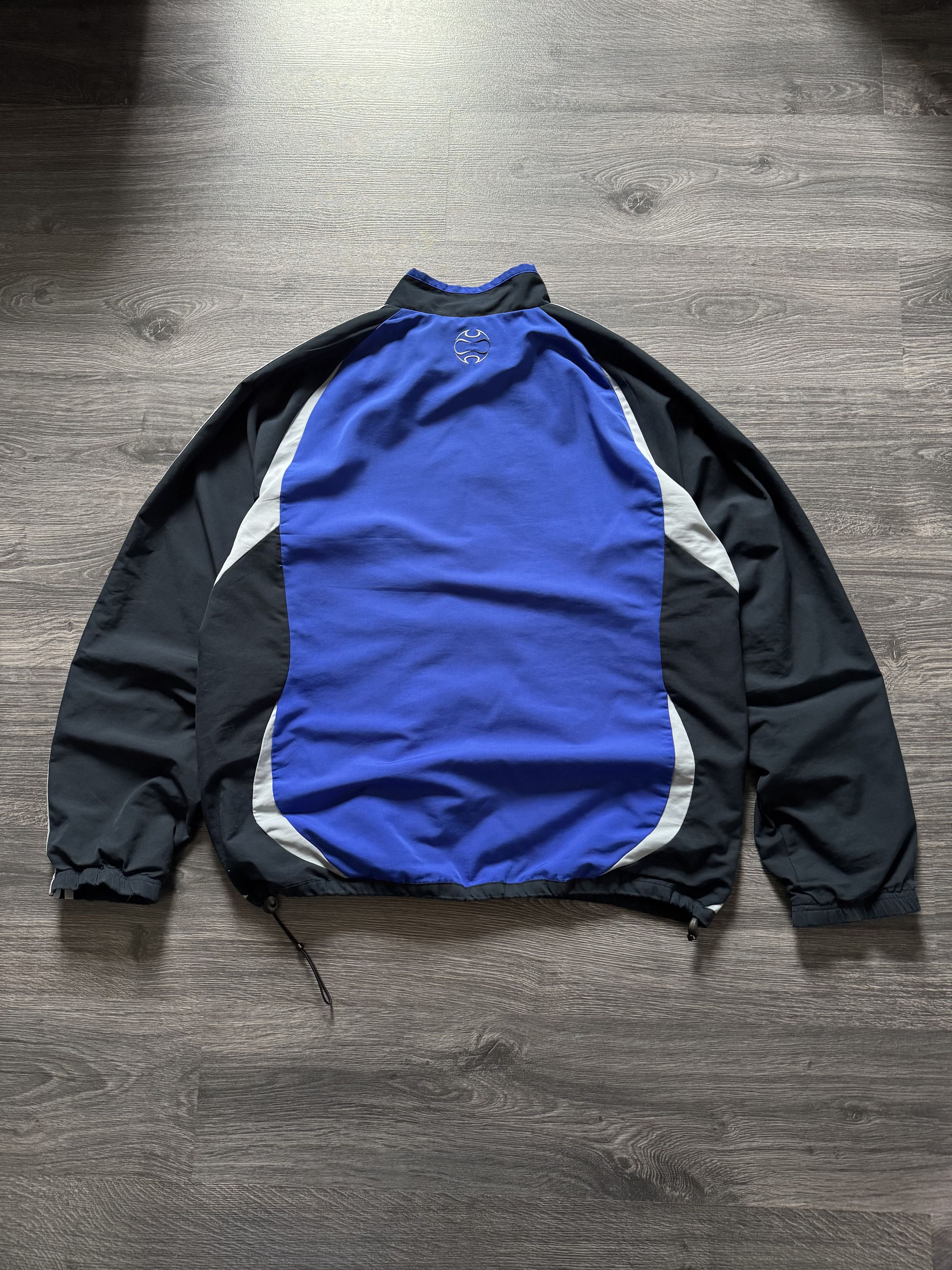 Adidas Vintage 00s Adidas Baggy Track Suit Windbreaker + Pants Size US XXL / EU 58 / 5 - 4 Thumbnail