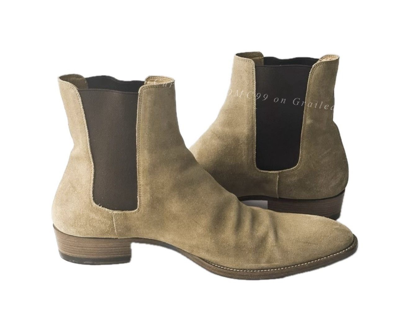 Vintage Vintage 2010s Saint Laurent Wyatt Chelsea Boots Size US 9 / EU 42 - 1 Thumbnail