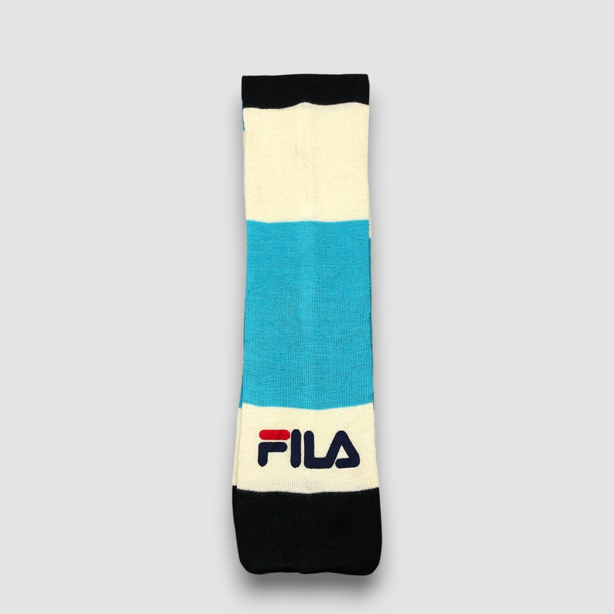 Fila Vintage 90s Fila Scarf Muffler Wool Cashmere Scarves Size ONE SIZE - 3 Thumbnail