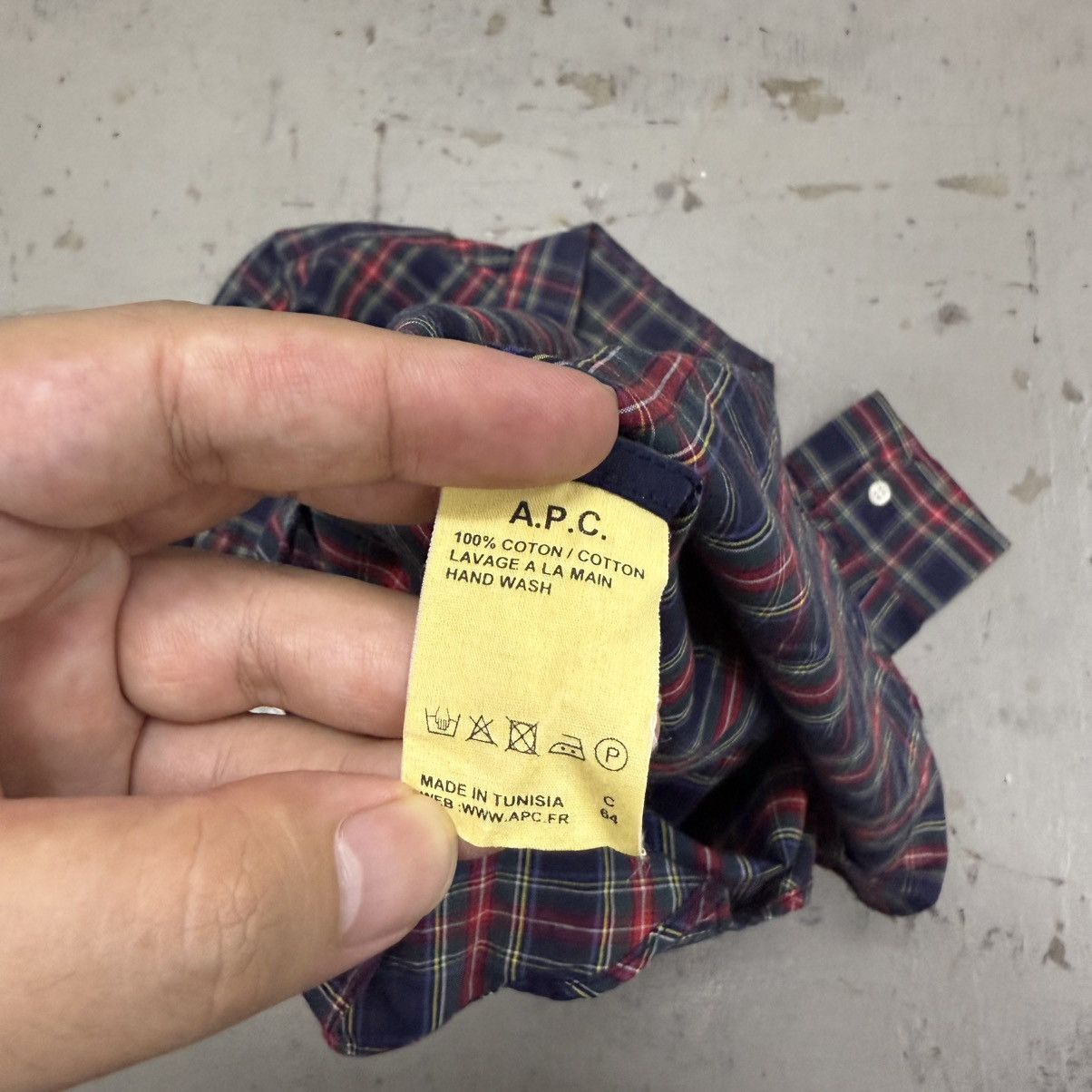 A.P.C. APC Flannel Button Ups Size US S / EU 44-46 / 1 - 4 Thumbnail