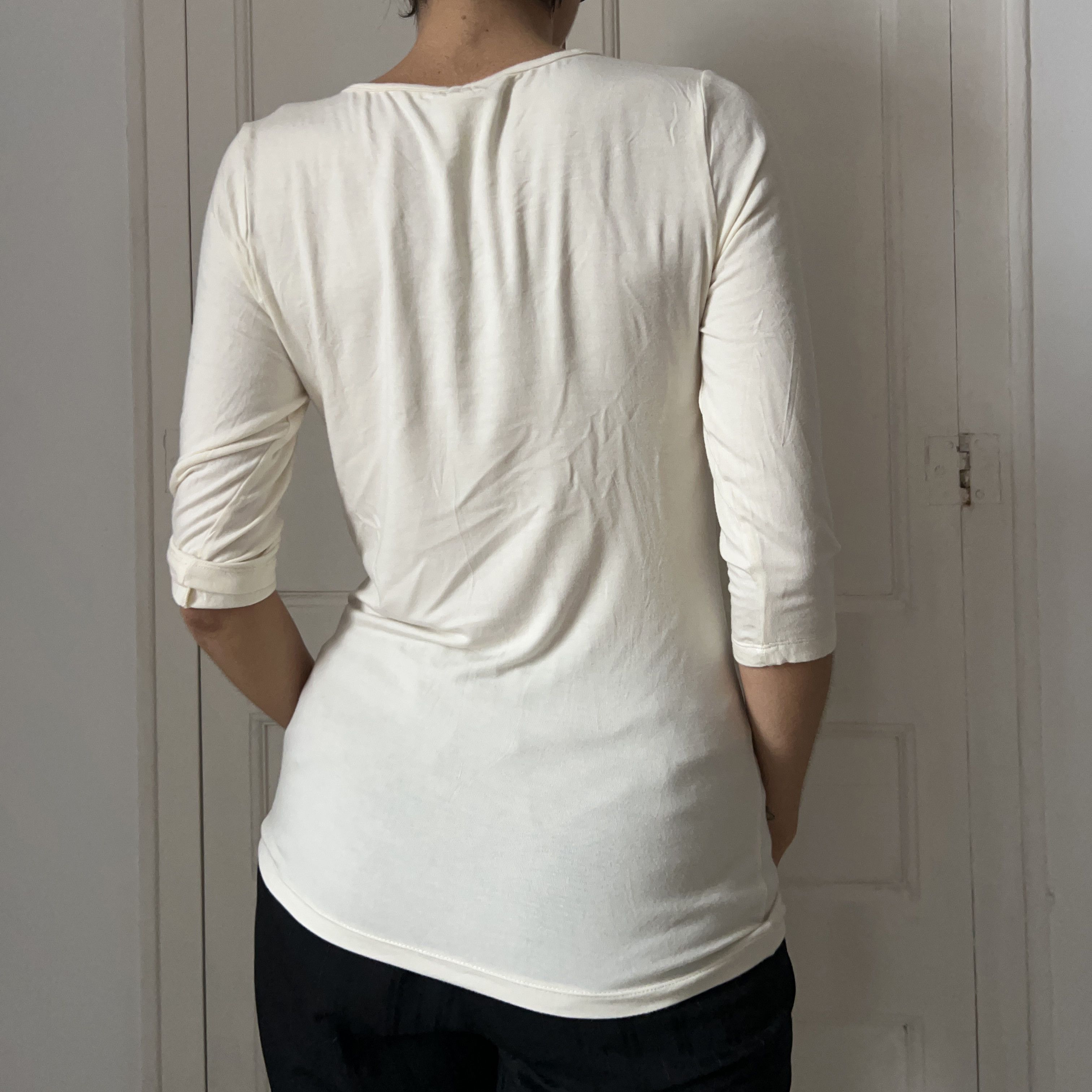 Vintage Vintage Y2K Pearl Applique Top Size M / US 6-8 / IT 42-44 - 2 Thumbnail
