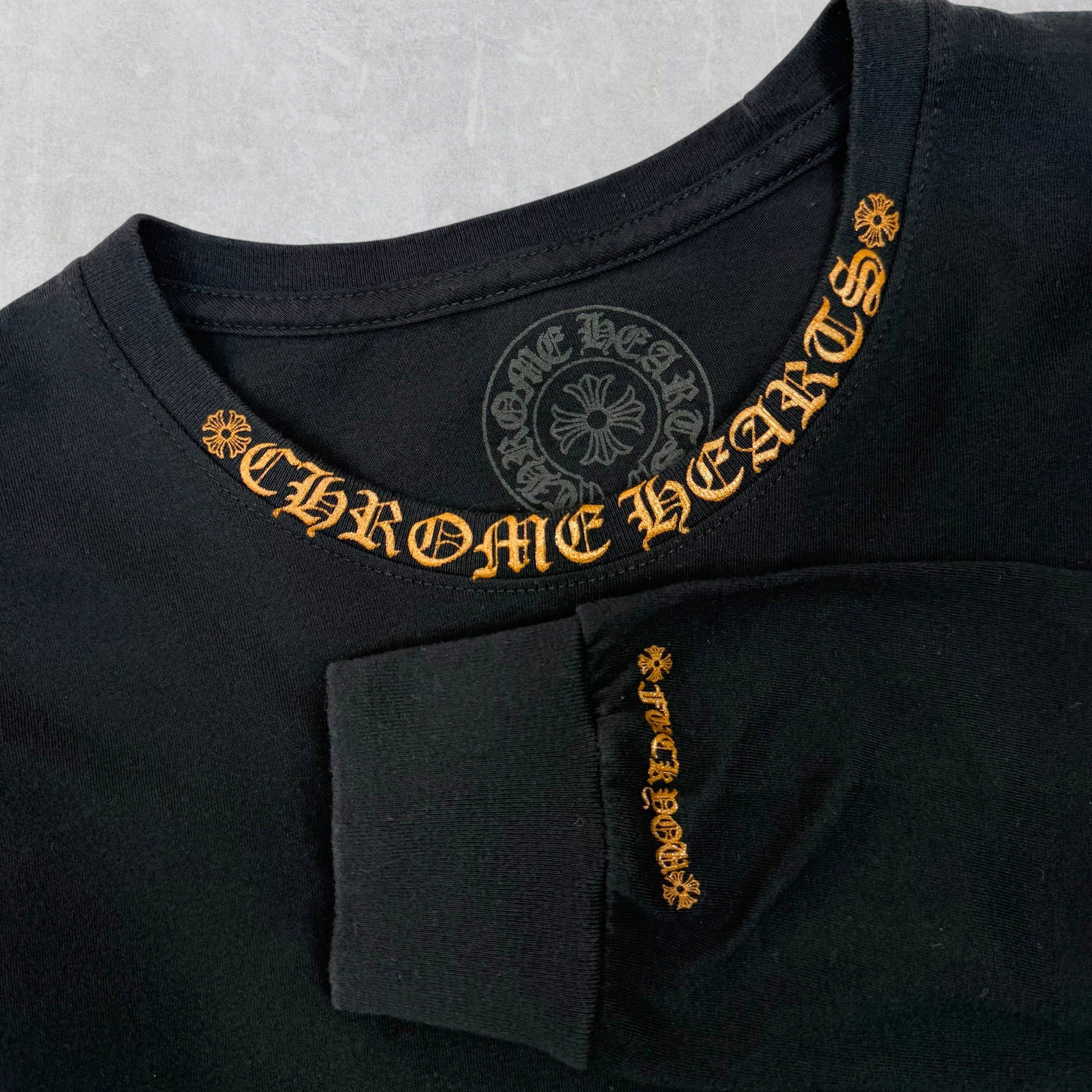 Chrome Hearts Chrome Hearts Brown Neck Print L/S L Size US L / EU 52-54 / 3 - 5 Thumbnail