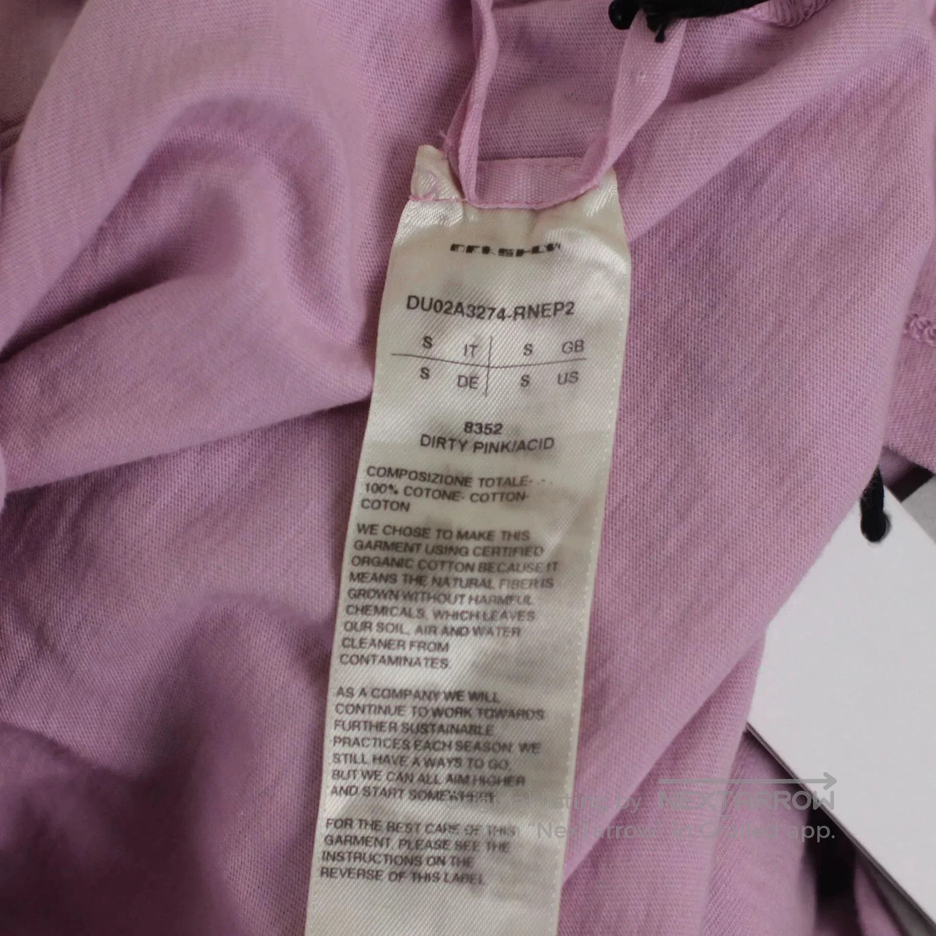 Rick Owens Rick Owens Pink Graphic Short Sleeve Top. Size S / US 4 / IT 40 - 7 Thumbnail
