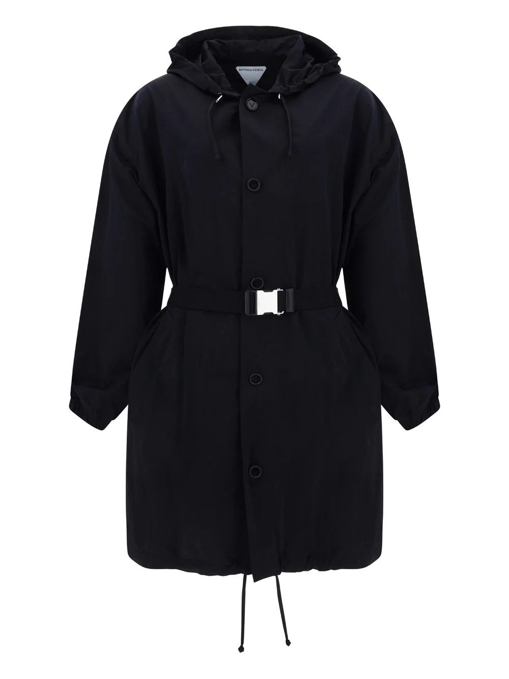 Bottega Veneta o1bcso1str0225 Packable Tech Nylon Parka in Black Size US XS / EU 42 / 0 - 1 Thumbnail