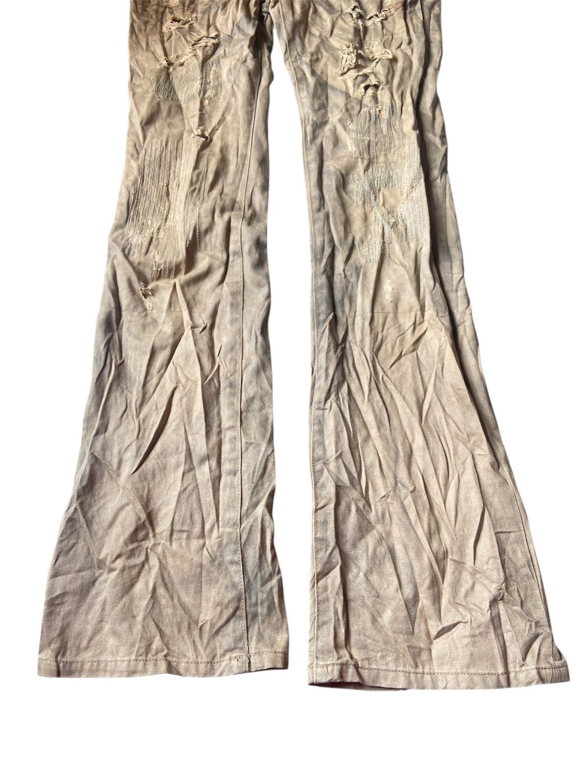 14th Addiction FUGA DISTRESSED FLARE UP BOOTCUT Size 31" - 5 Thumbnail