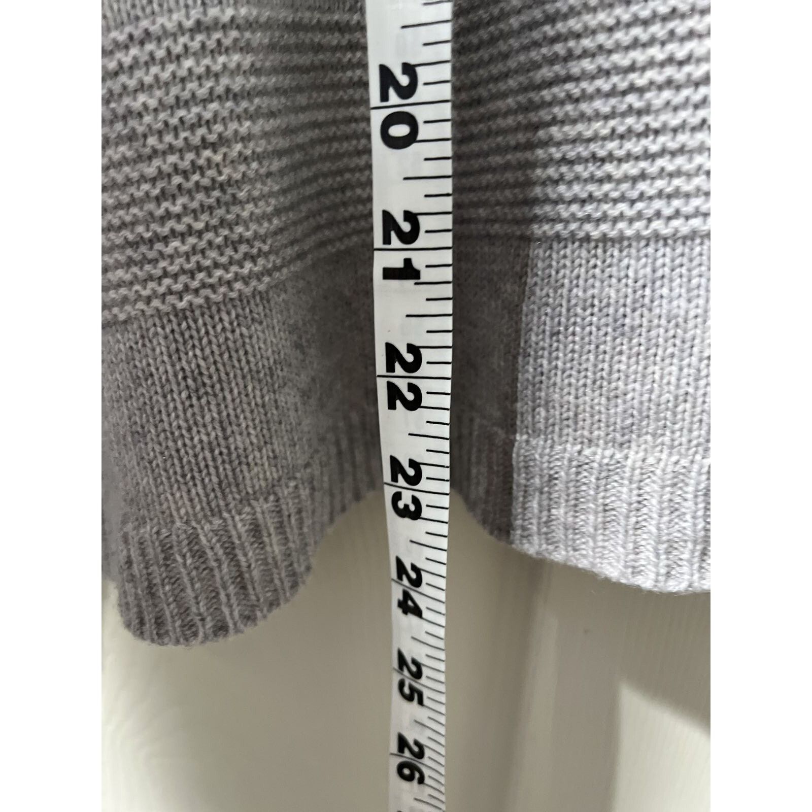 Broken Promises Co. Bartolini Cashmere Sweater cable knit Gray size M A001363 Size M / US 6-8 / IT 42-44 - 6 Thumbnail
