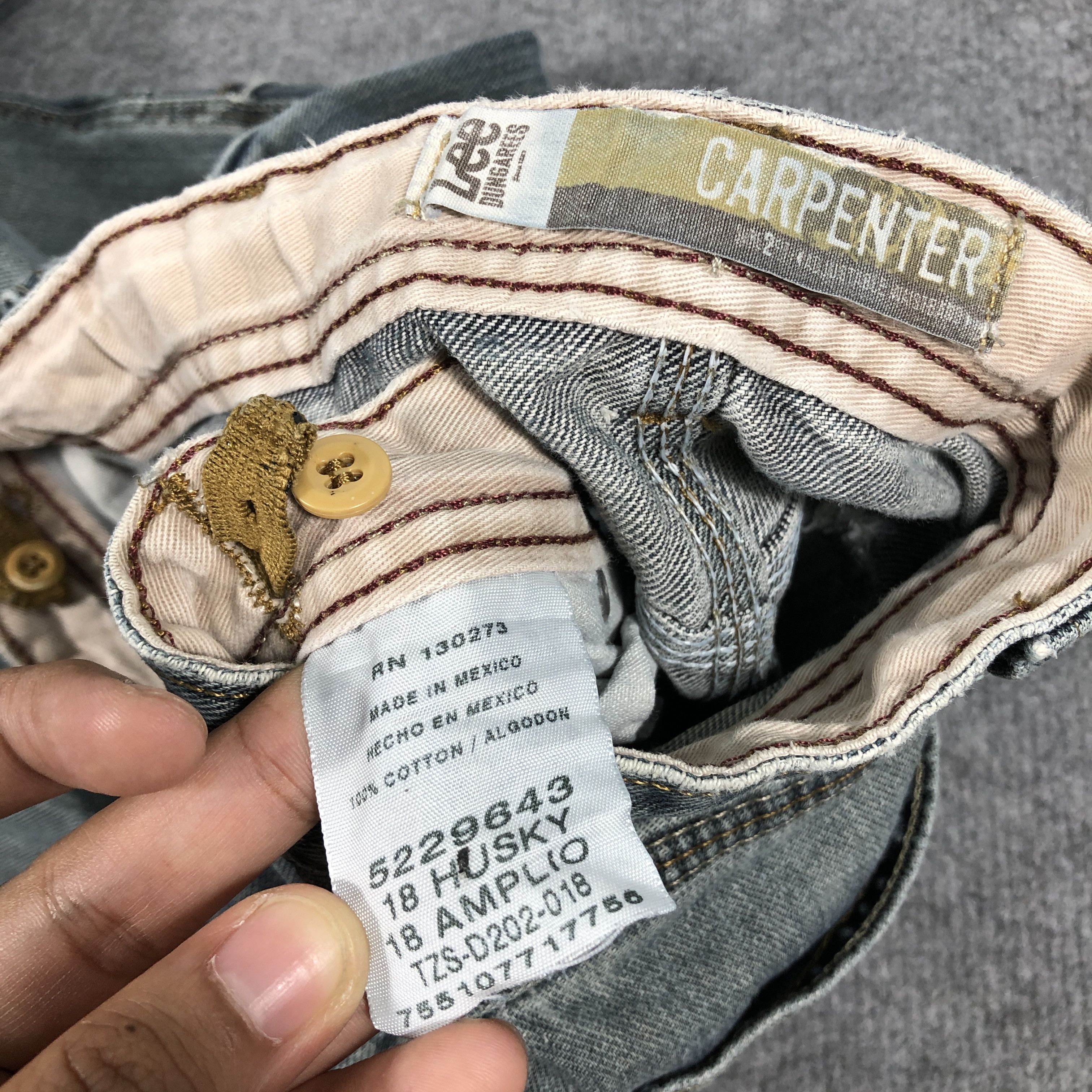 Lee × Vintage Womens Vintage Lee Carpenter Jeans L875W Size 32" / US 10 / IT 46 - 10 Thumbnail