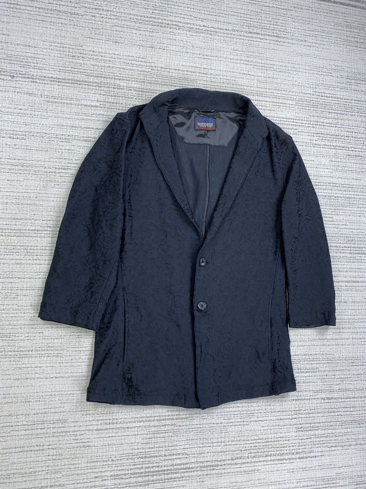 Japanese Brand × Nicole Club × Vintage Vintage Nicole Club For Men Elaborate Collection Blazer Size US S / EU 44-46 / 1 - 3 Thumbnail