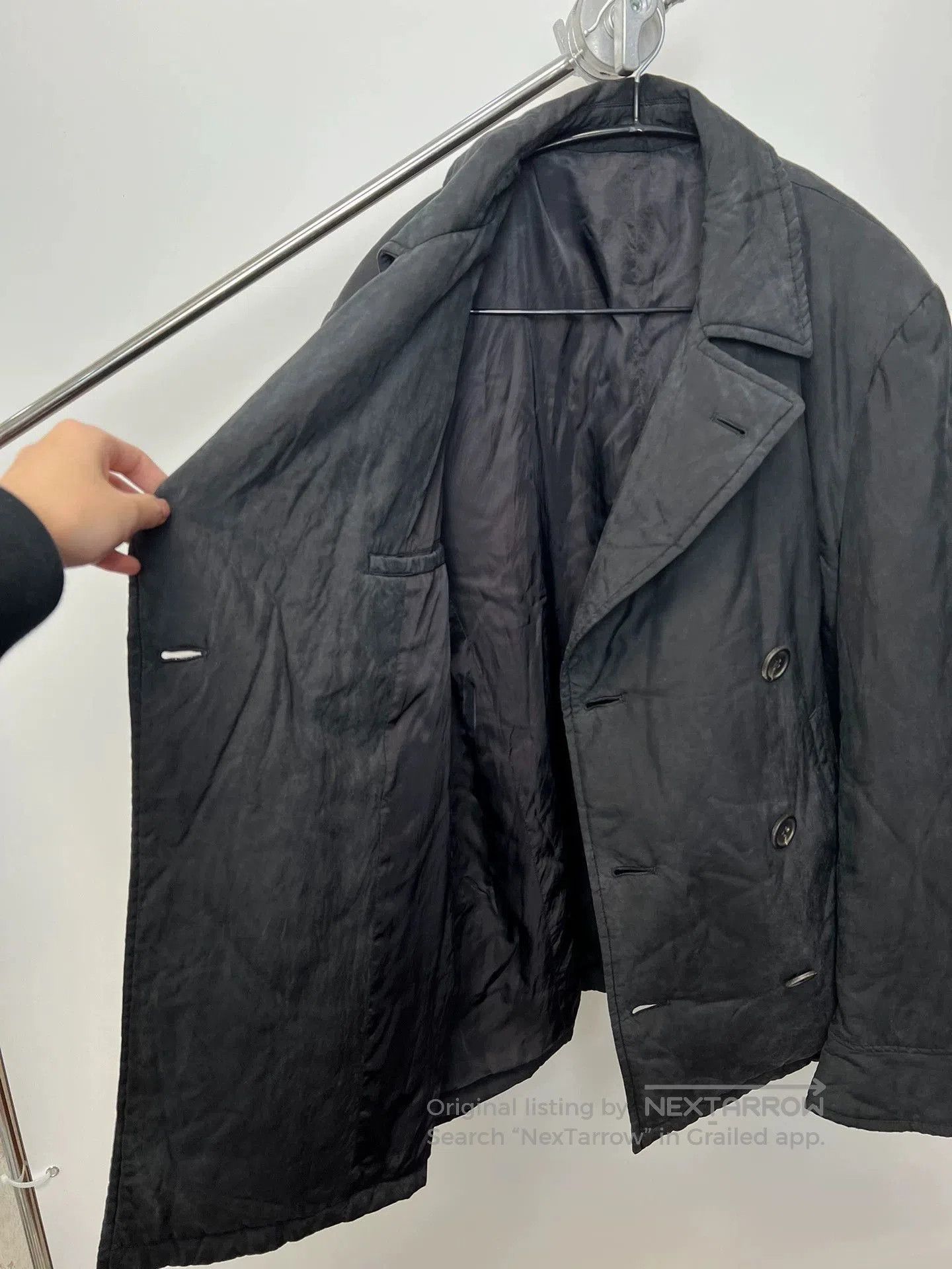 Yohji Yamamoto Black Double. Size US M / EU 48-50 / 2 - 8 Thumbnail