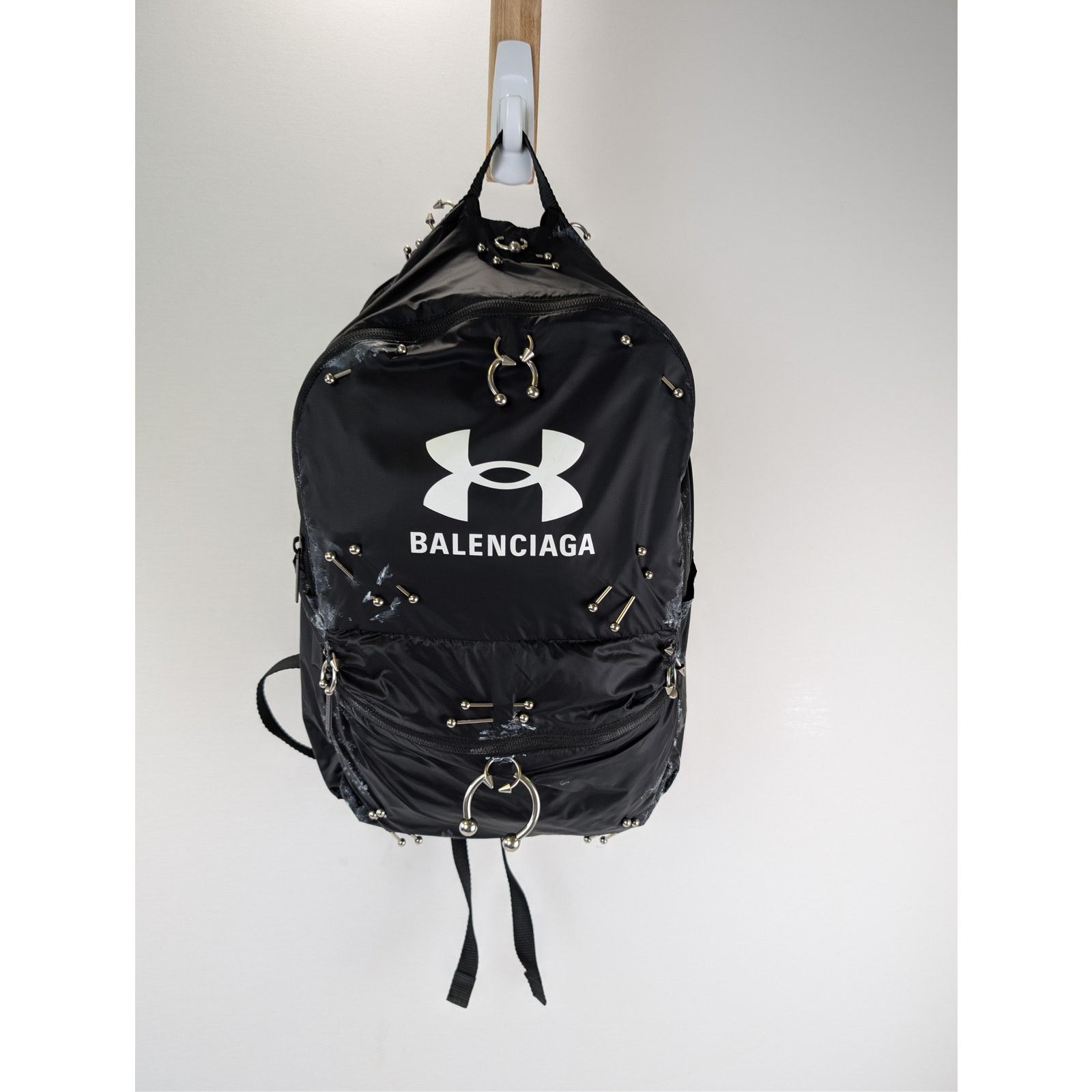 Balenciaga × Under Armour o1rshd1 Size: OS / Backpack Invisible Ripst in Black Size ONE SIZE - 5 Thumbnail