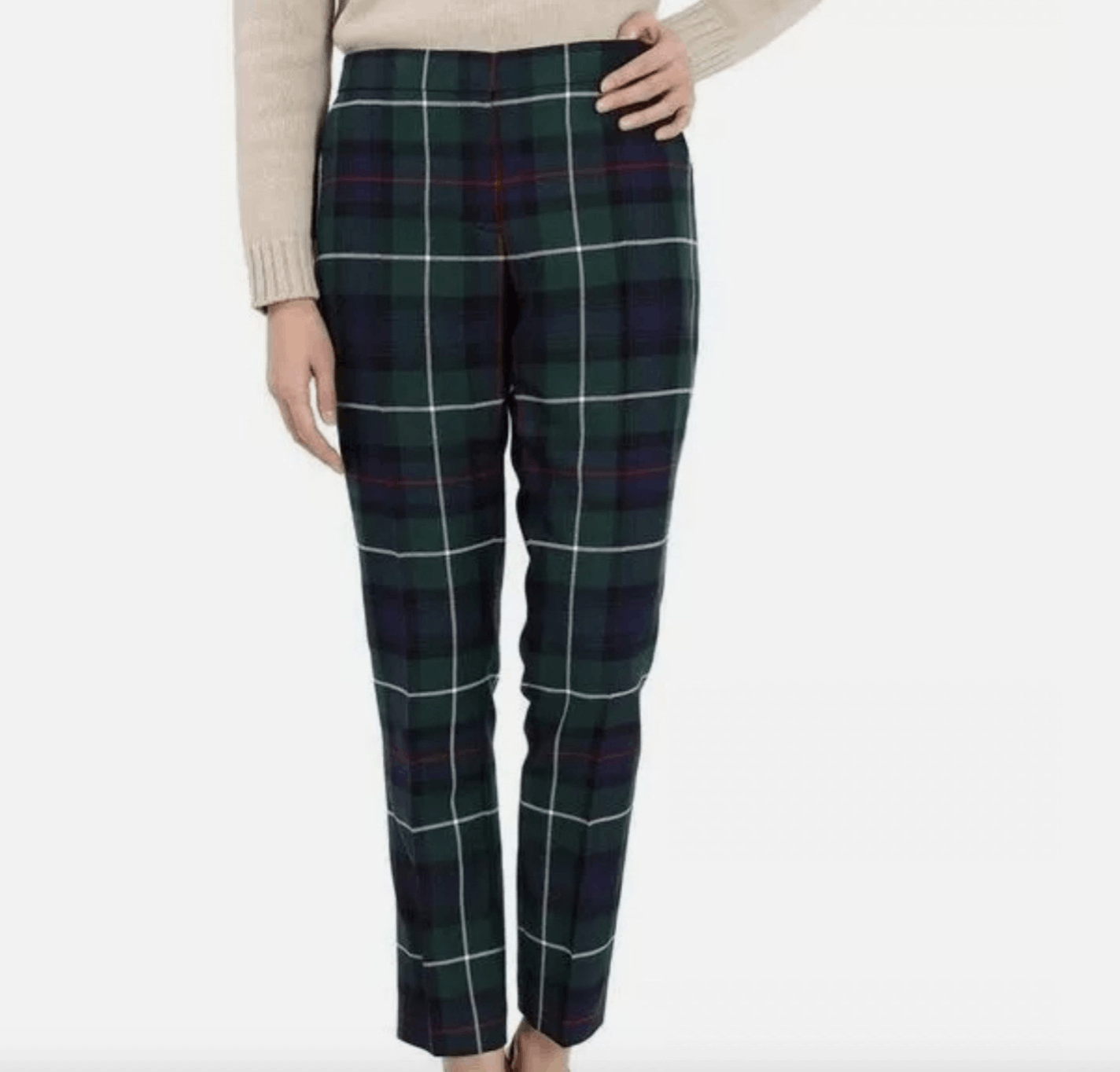 Burberry Burberry London 100% Wool Hanover Pants – Women’s Size US:6 Size 28" / US 6 / IT 42 - 4 Thumbnail