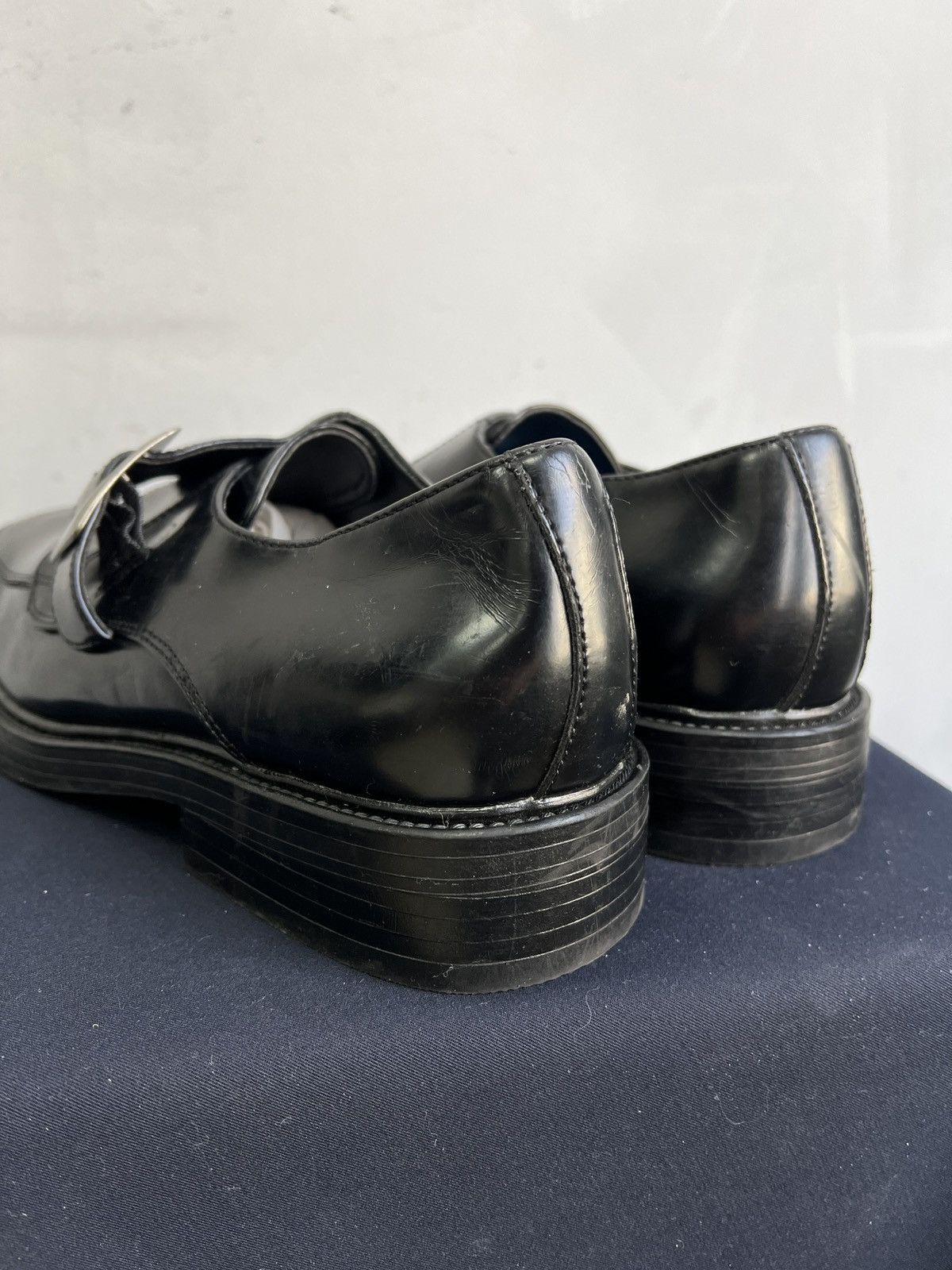 New Rock Black platform boots new rock style y2k hype Size US 8 / EU 41 - 7 Thumbnail