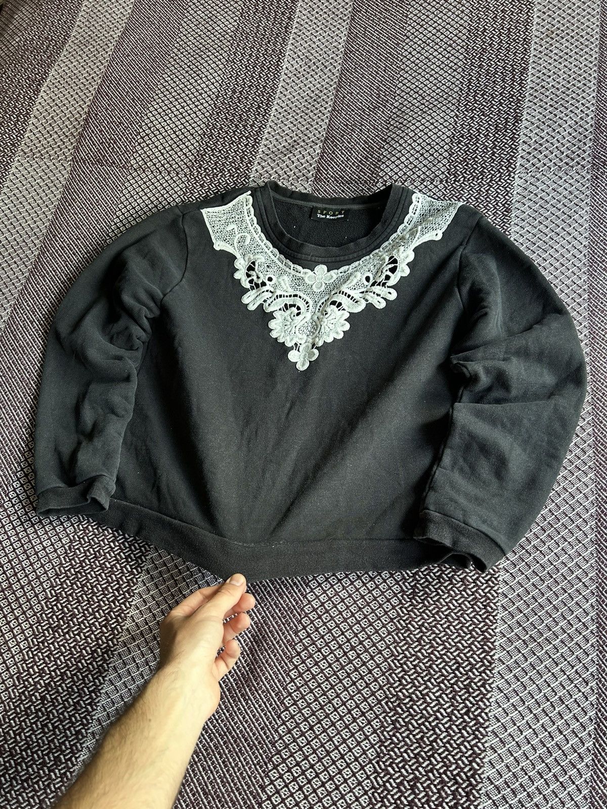 The Kooples Sport The Kooples Black Sweatshirt Luxury Item Size 2 / M Size M / US 6-8 / IT 42-44 - 5 Thumbnail
