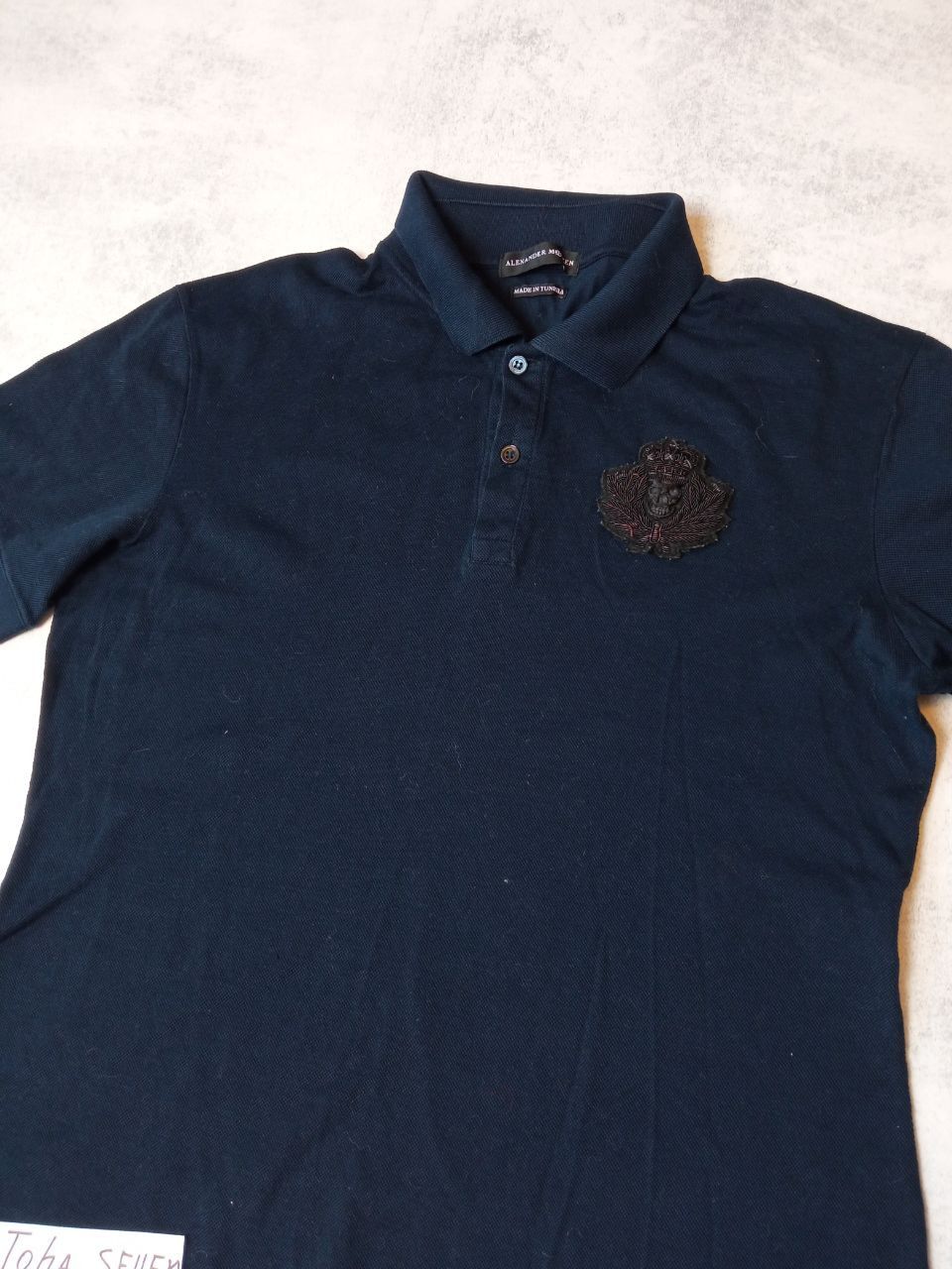 Alexander McQueen Alexander McQueen black luxury polo tee Size US M / EU 48-50 / 2 - 3 Thumbnail