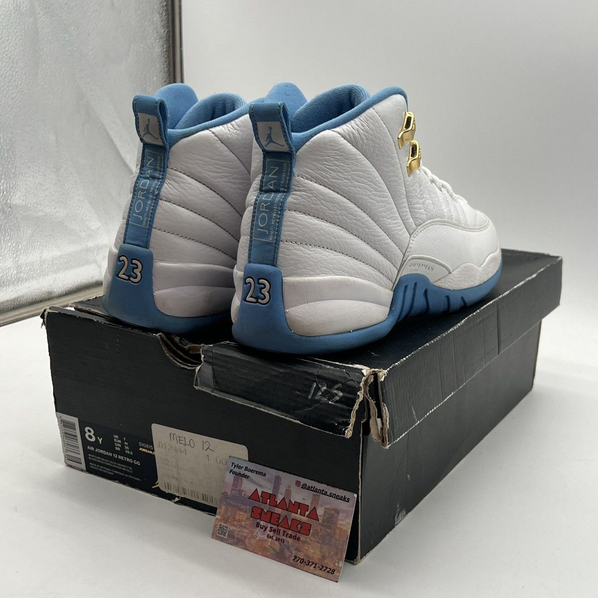 Jordan Brand Air Jordan 12 university blue Size US 8 / EU 41 - 5 Thumbnail