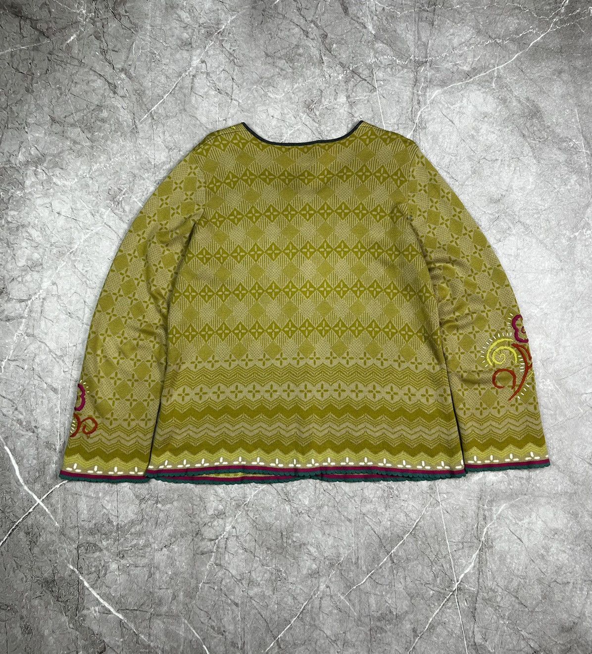 Designer Gudrun Sjödén Avant Garde Cardigan Sweater Size L / US 10 / IT 46 - 7 Thumbnail