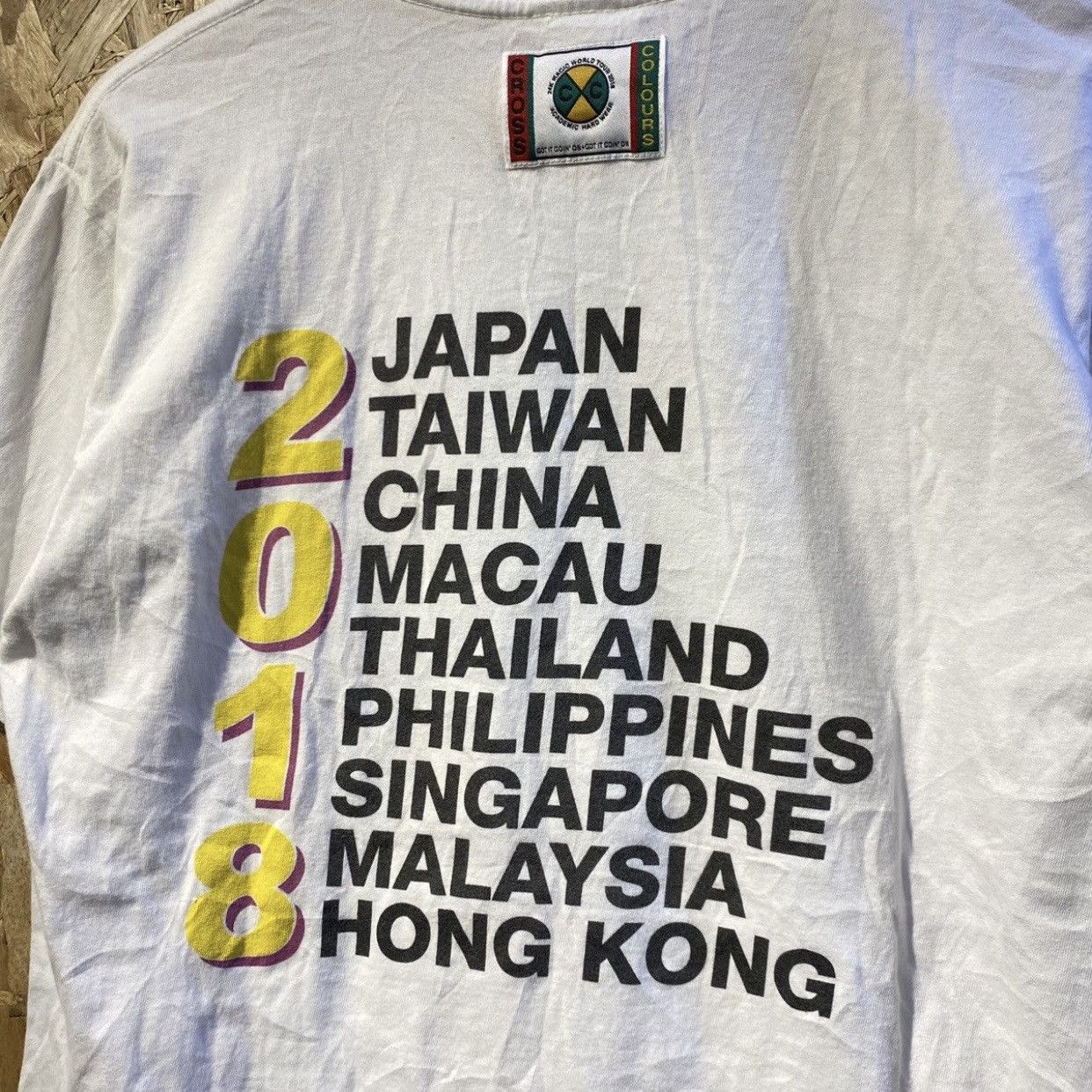 Band Tees × Cross Colours × Vintage 24K Magic World Tour 2018 By Cross Colours T-Shirt Medium Size US L / EU 52-54 / 3 - 4 Thumbnail