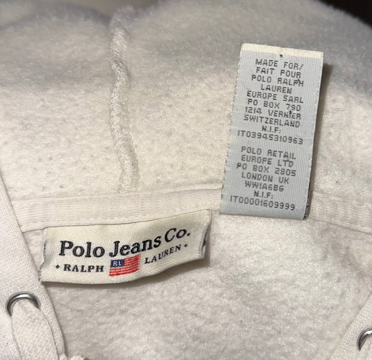 Polo Ralph Lauren × Vintage Polo Jeans Co Ralph Lauren Stitched zip hoodie Vintage Y2K Size M / US 6-8 / IT 42-44 - 9 Thumbnail