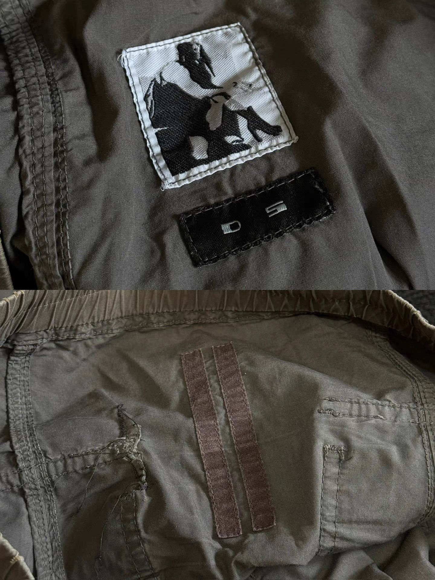 Rick Owens Rick Owens 15SS straight-leg drop-crotch pants Size US 33 - 8 Thumbnail