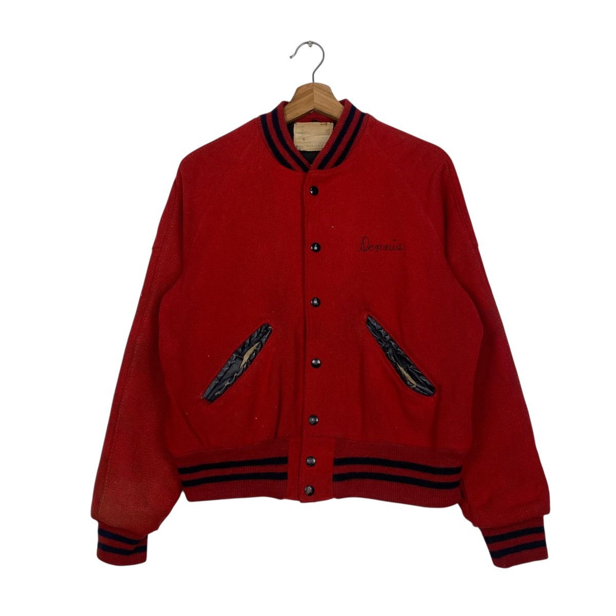 Delong Vintage Delong varsity jacket Size US M / EU 48-50 / 2 - 1 Thumbnail