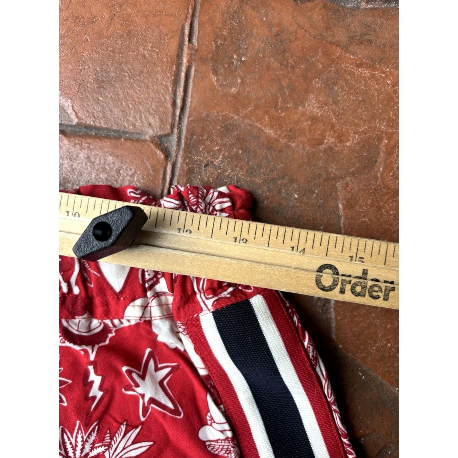 Scotch & Soda Scotch & Soda Brutus Popeye Hawaiian Shorts Women's XS Red Drawstring Lounge Size 26" / US 2 / IT 38 - 6 Thumbnail