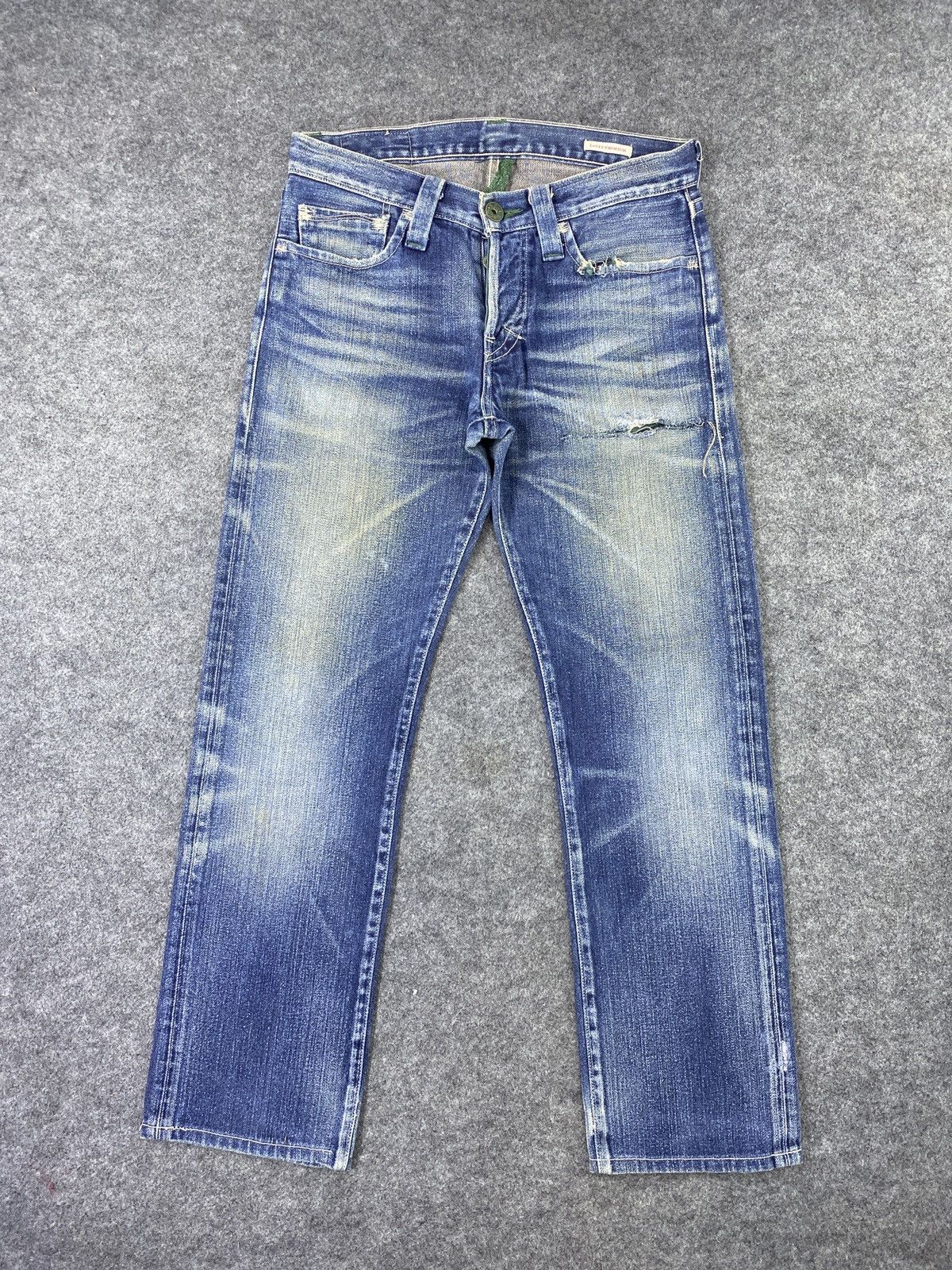 Jean × Levi's × Vintage Vintage Levis Lot 505 Distressed Blue Wash Jeans - J968 Size US 32 / EU 48 - 1 Thumbnail