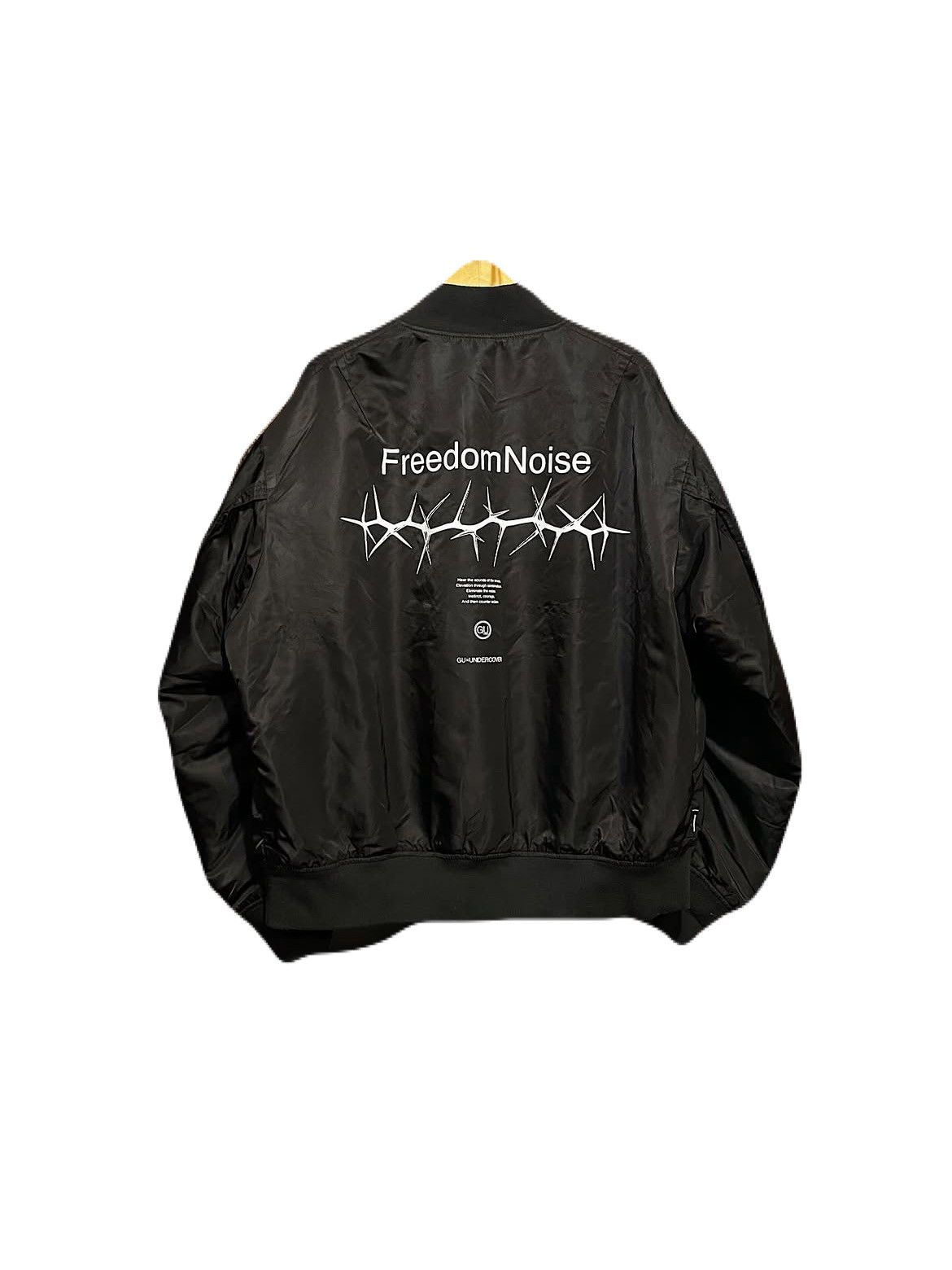 Undercover 2000s Undercover Gu Freedom Noise Ma-1 Jacket Size US XL / EU 56 / 4 - 1 Thumbnail