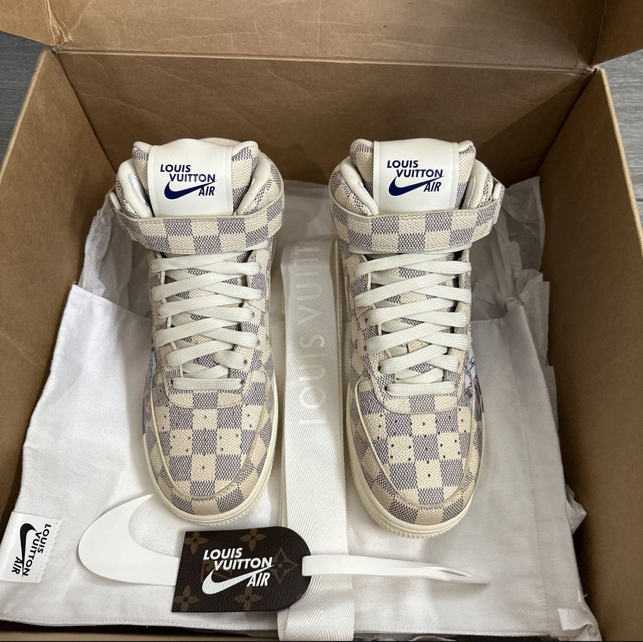 Louis Vuitton Louis Vuitton AF1 Mid Graffiti DS Size 7.5 Size US 7.5 / EU 40-41 - 5 Thumbnail